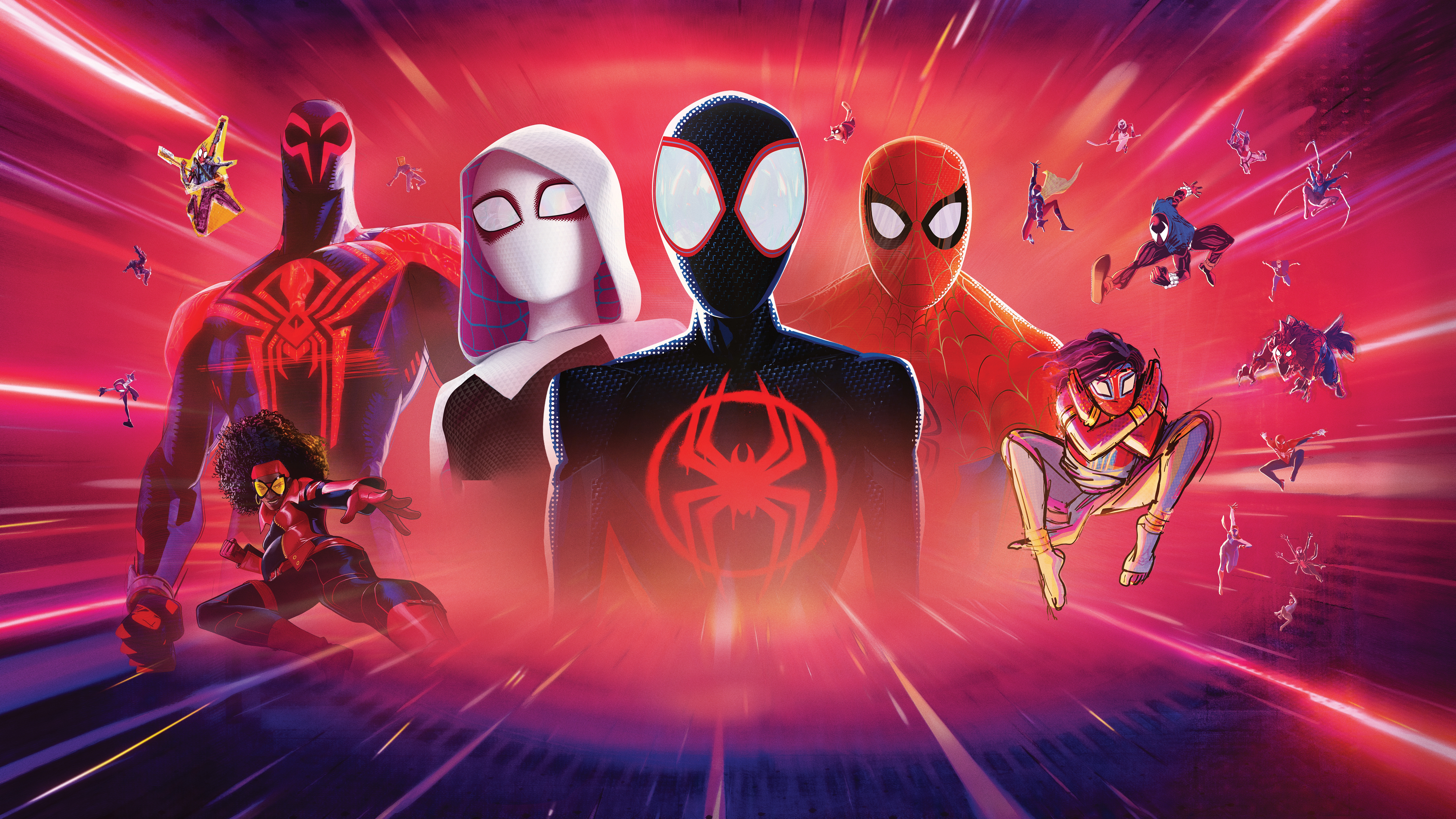HD wallpaper, 8K, Spider People, 5K, Spiderman, 2023 Movies