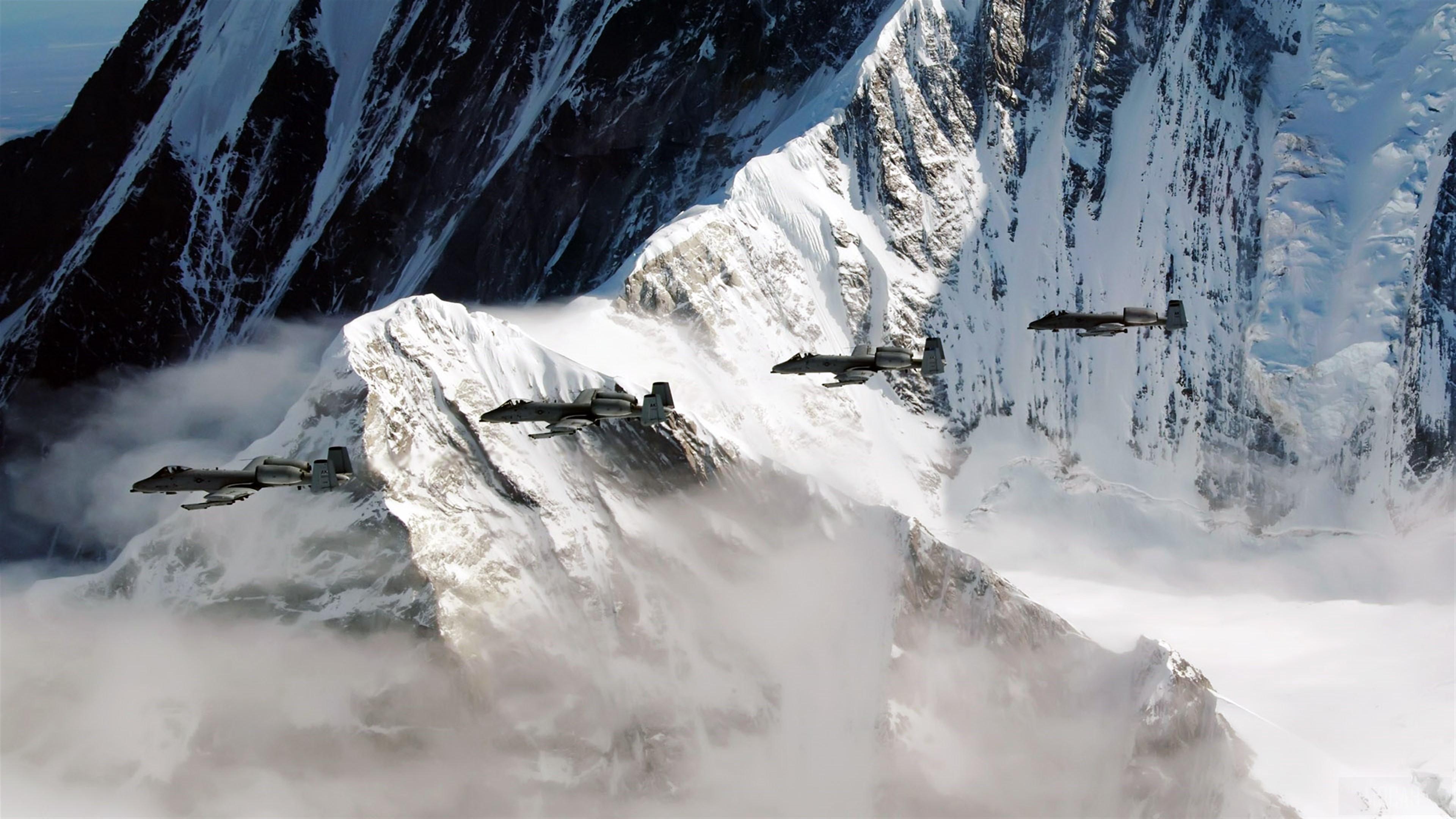 HD wallpaper, A 10 Thunderbolt Iis Fly Over The Pacific Alaska 4K