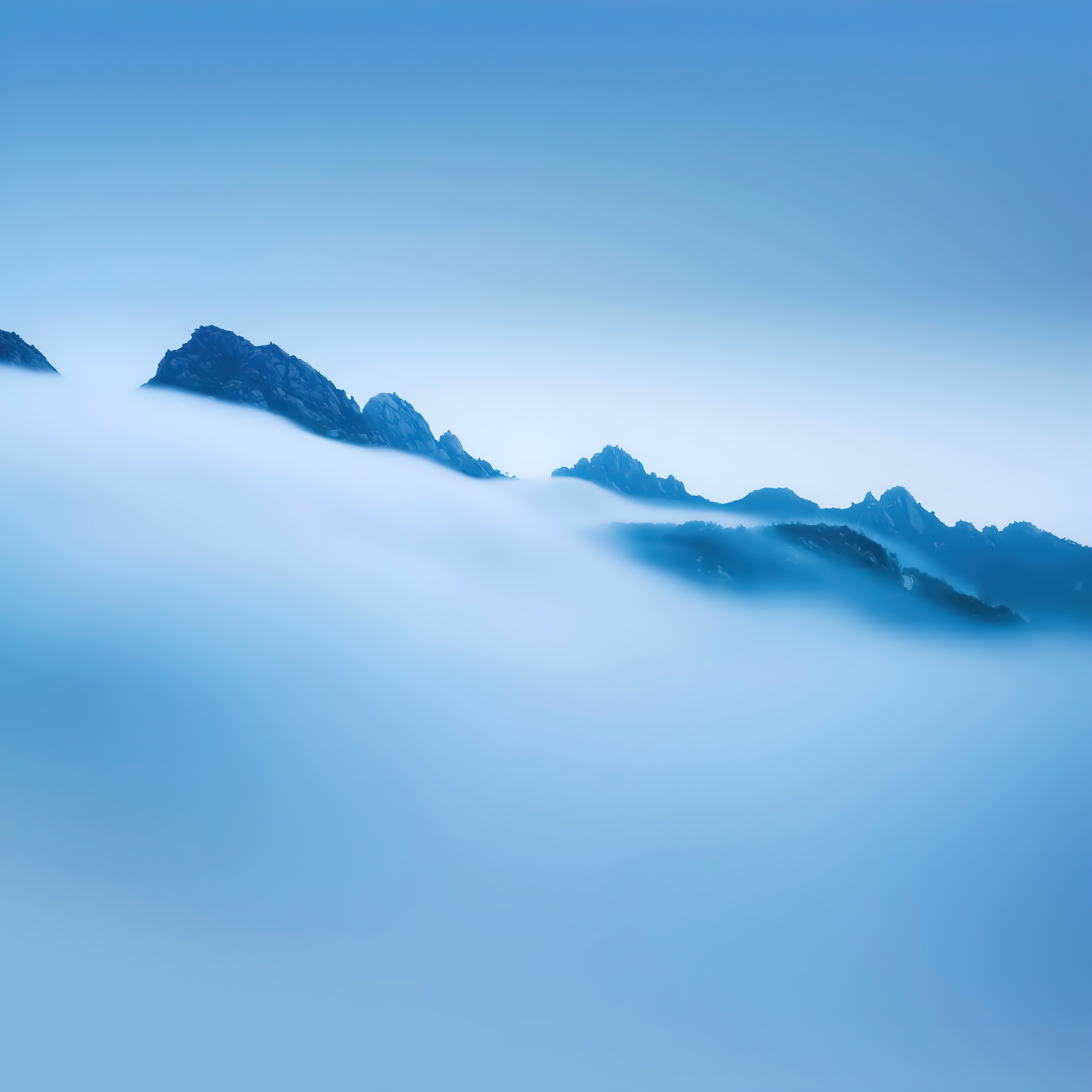 HD wallpaper, Above Clouds, Fog, Mountains, Honor Magic Vs, Stock, Mist