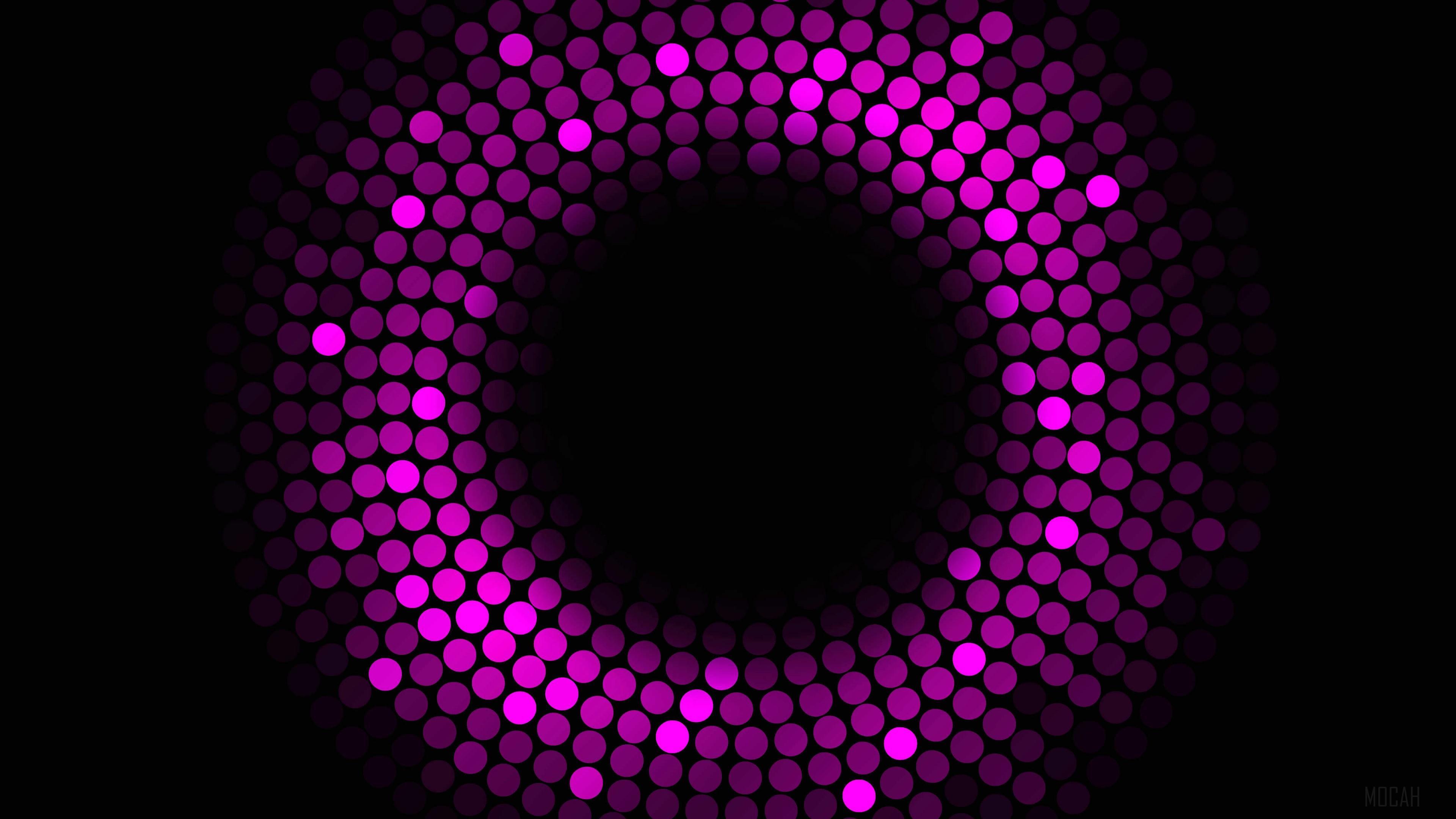 HD wallpaper, Abstract Circles Violet 4K