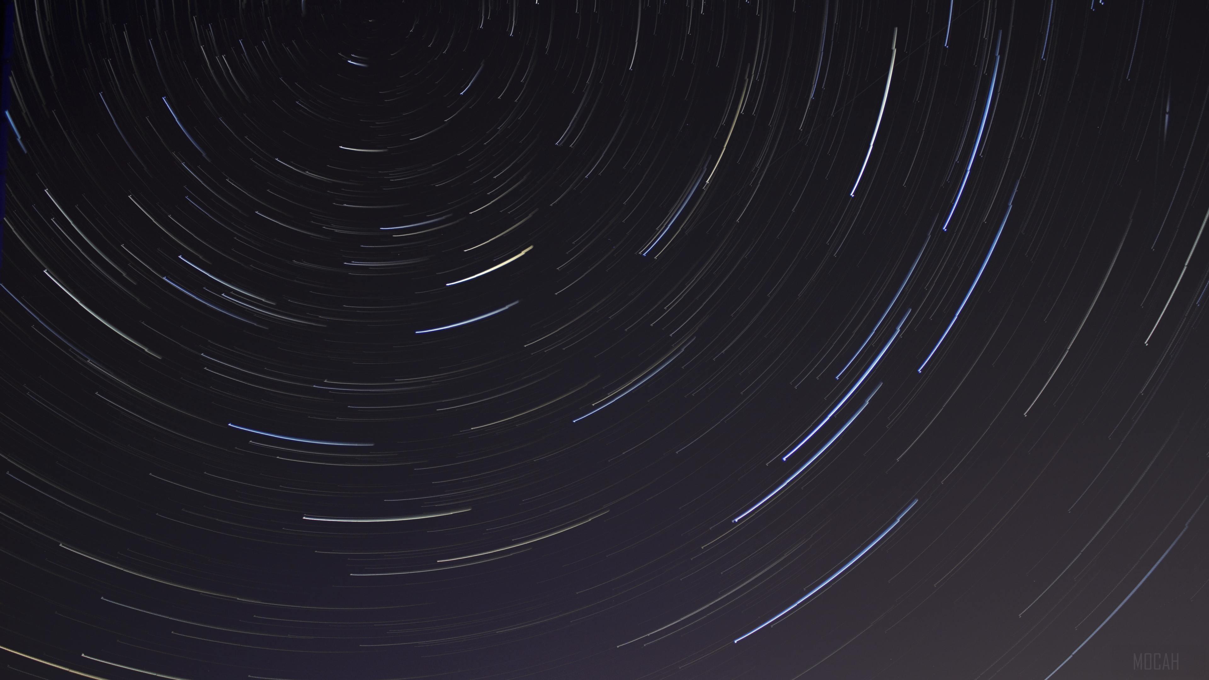 HD wallpaper, Abstract Star Nights Time Lapse 4K