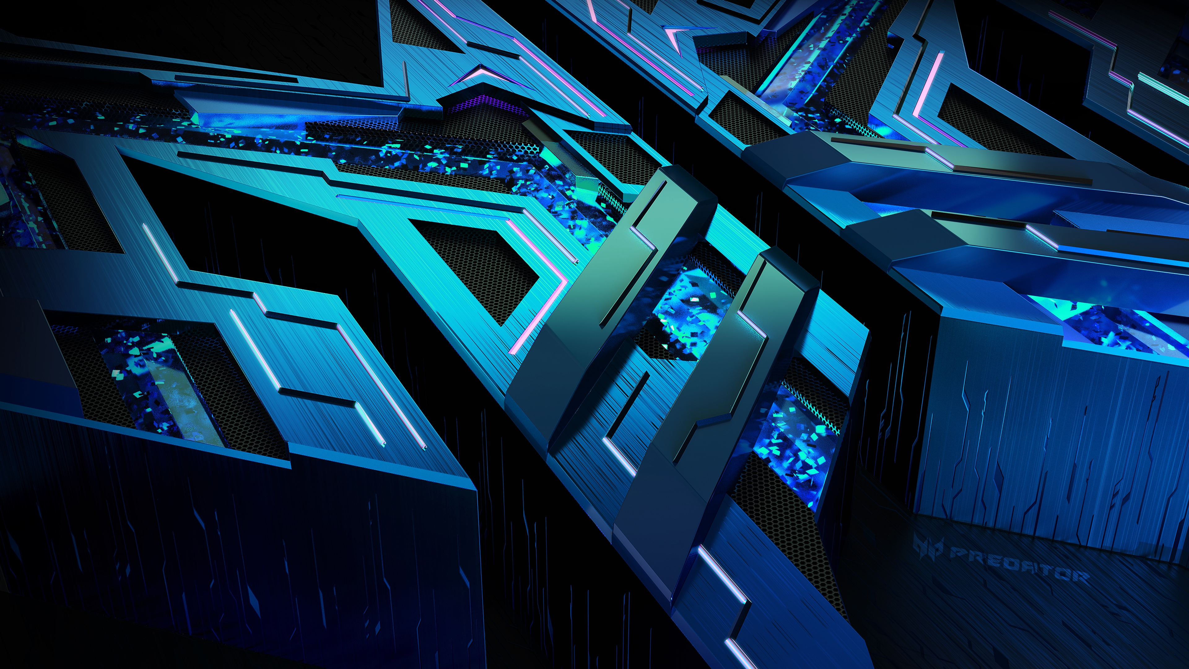 HD wallpaper, Dark Aesthetic, Science Fiction, Logo, Acer Predator, Futuristic