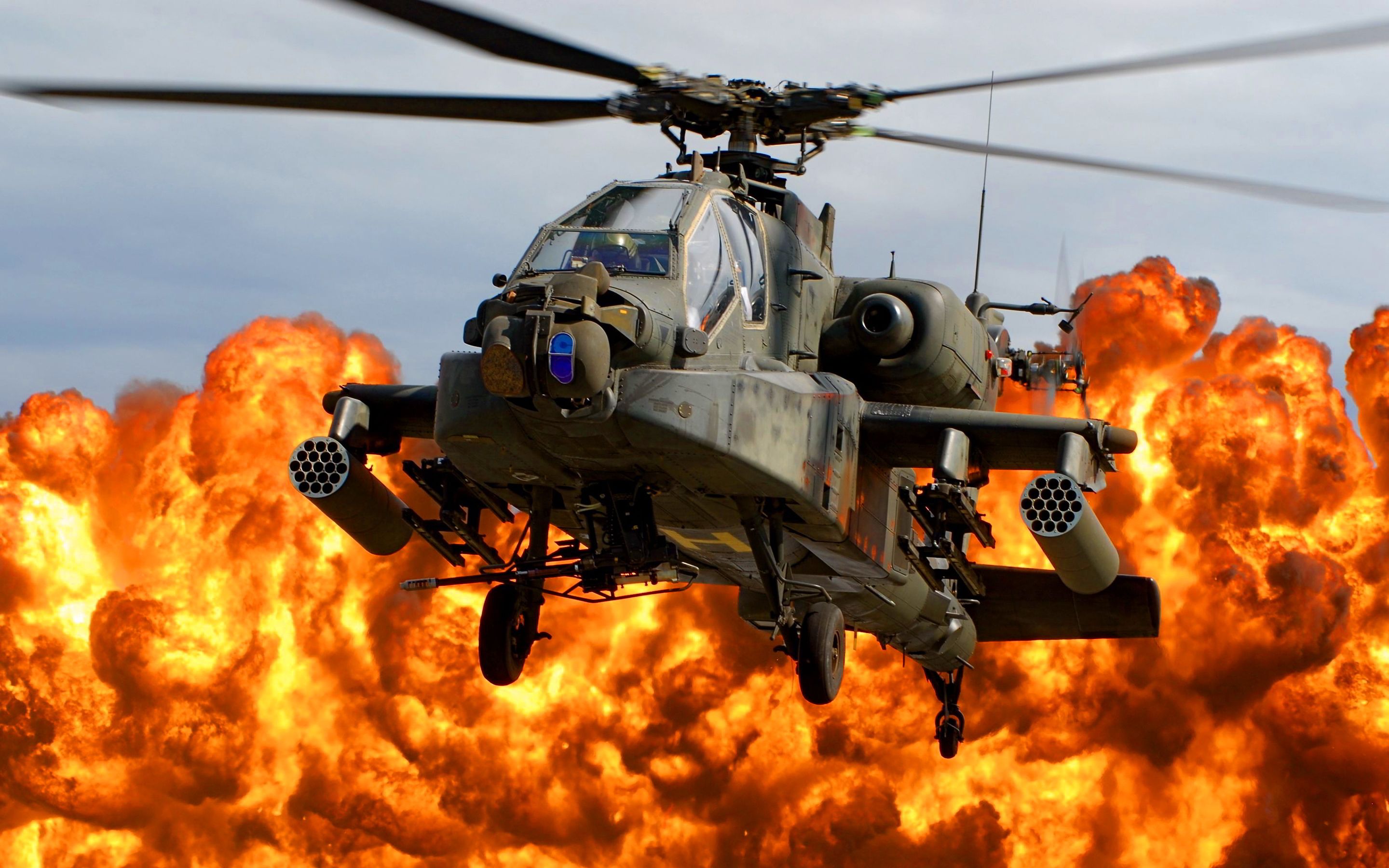 HD wallpaper, 64D, Apache, Helicopter, Ah, Army