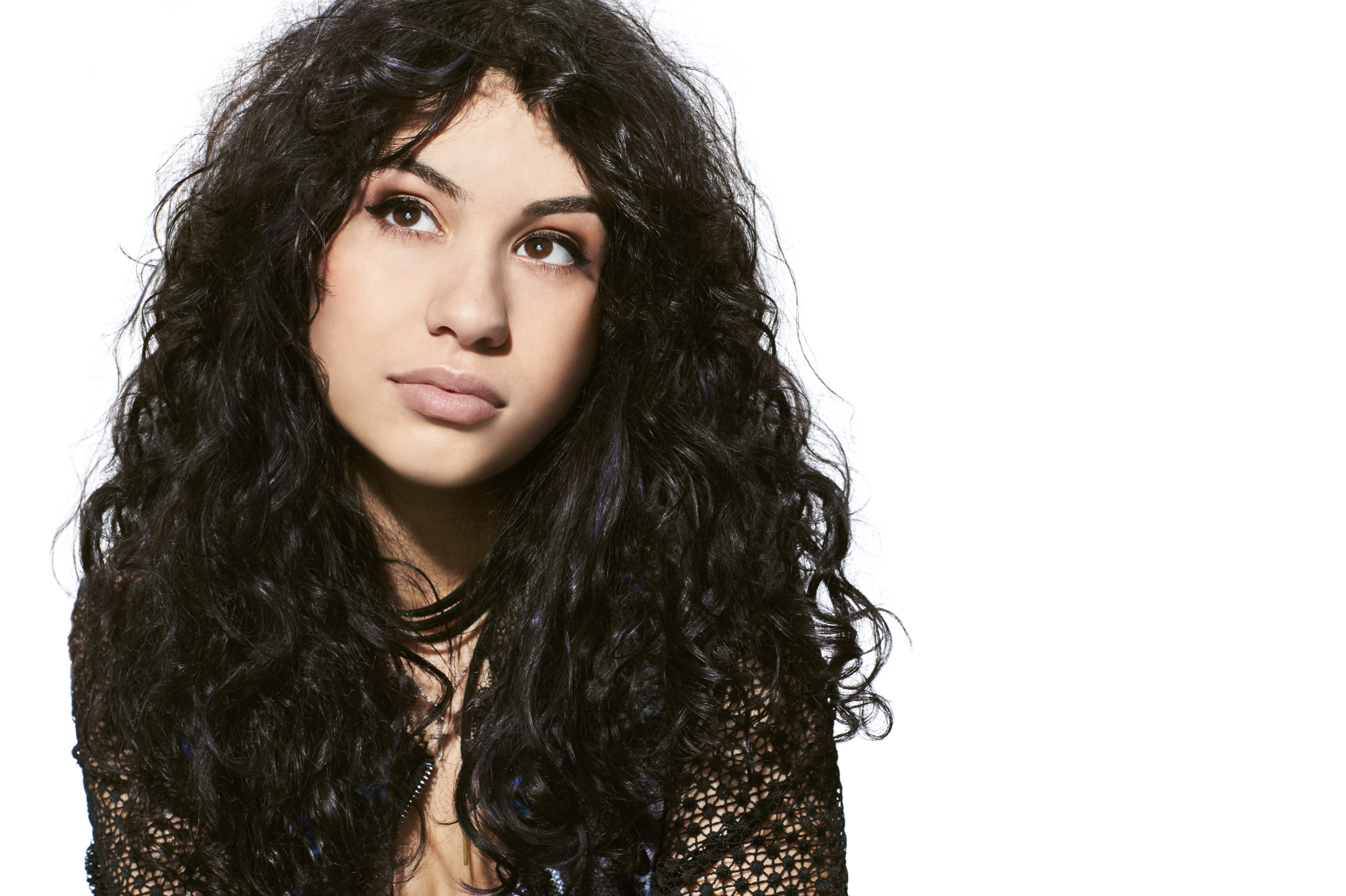 HD wallpaper, Canadian Singer, Alessia Cara, White Background