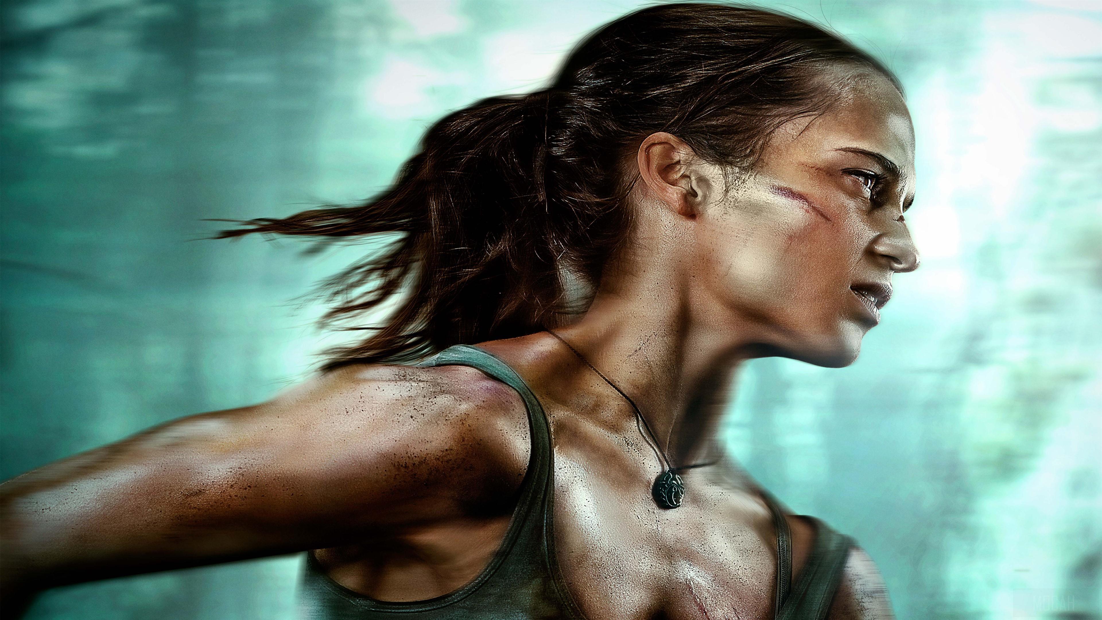 HD wallpaper, Alicia Vikander Lara Croft Tomb Raider 4K
