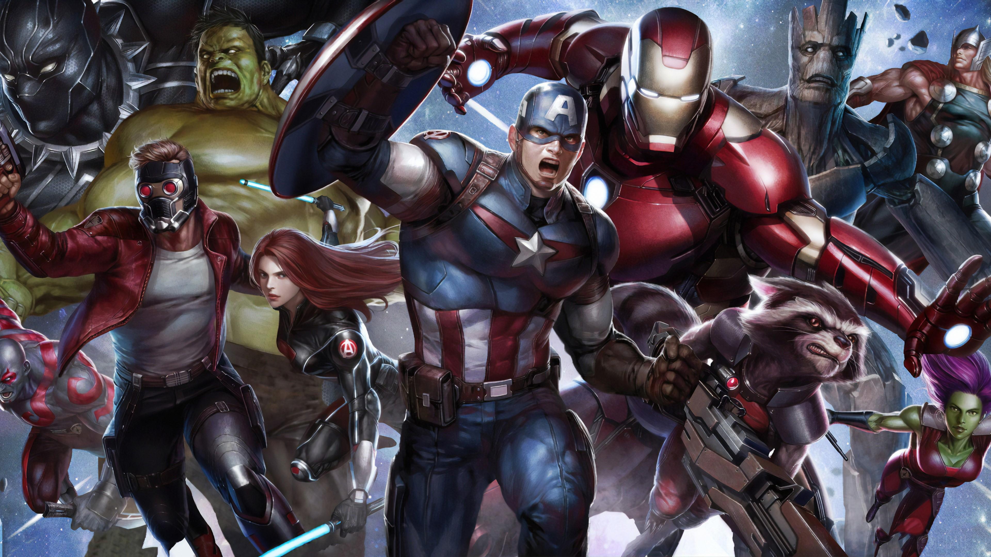 HD wallpaper, All Avengers Assemble 4K