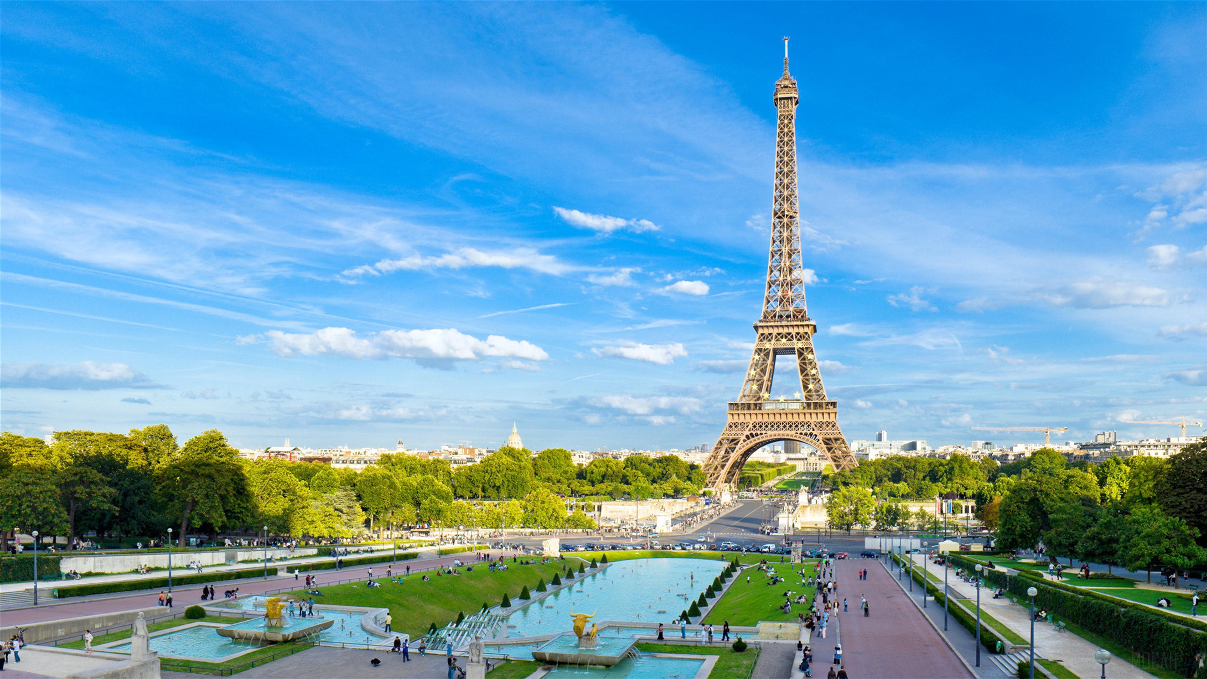 HD wallpaper, Amazing Eiffel Tower Paris 4K