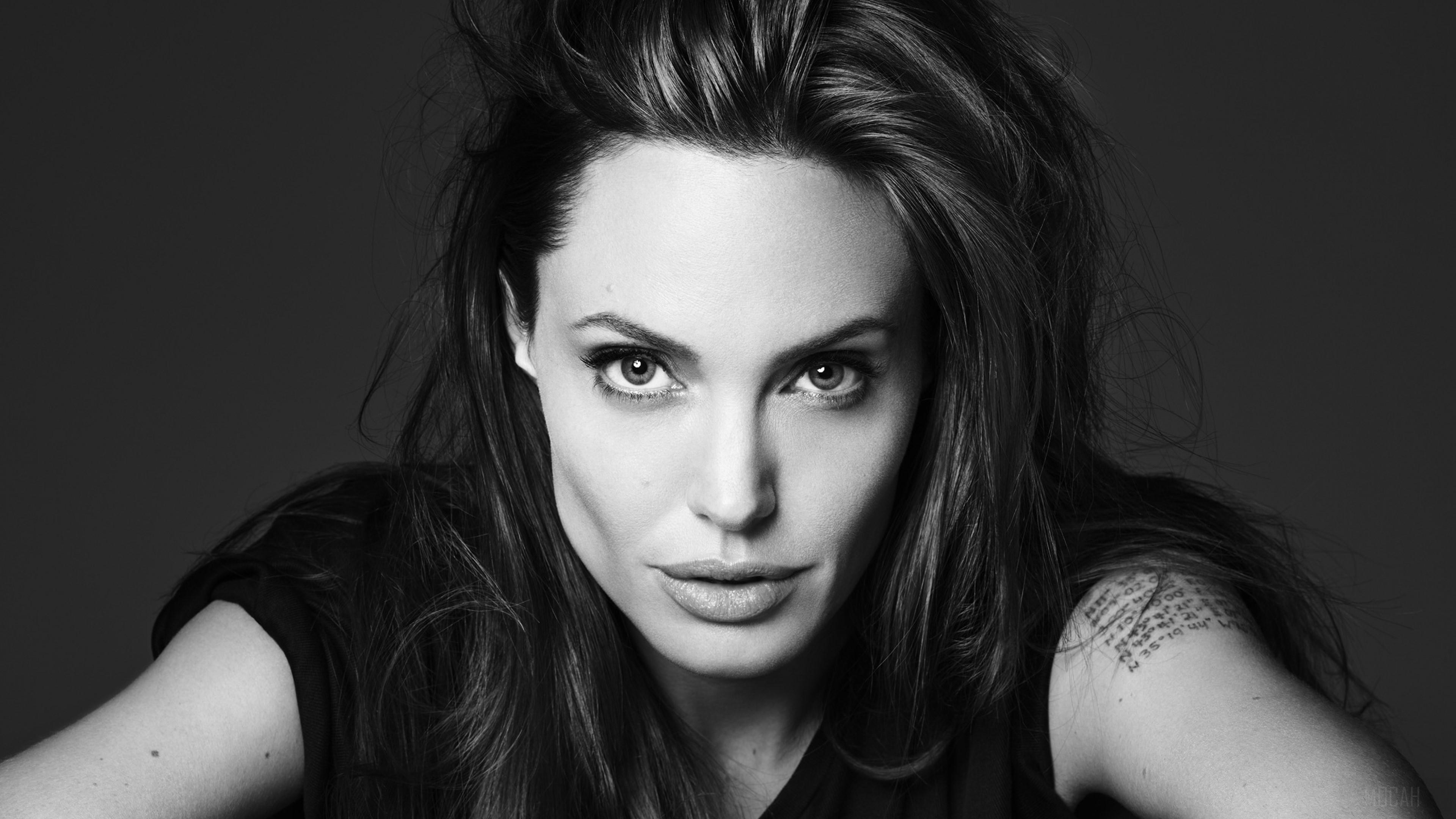 HD wallpaper, Angelina Jolie 4K