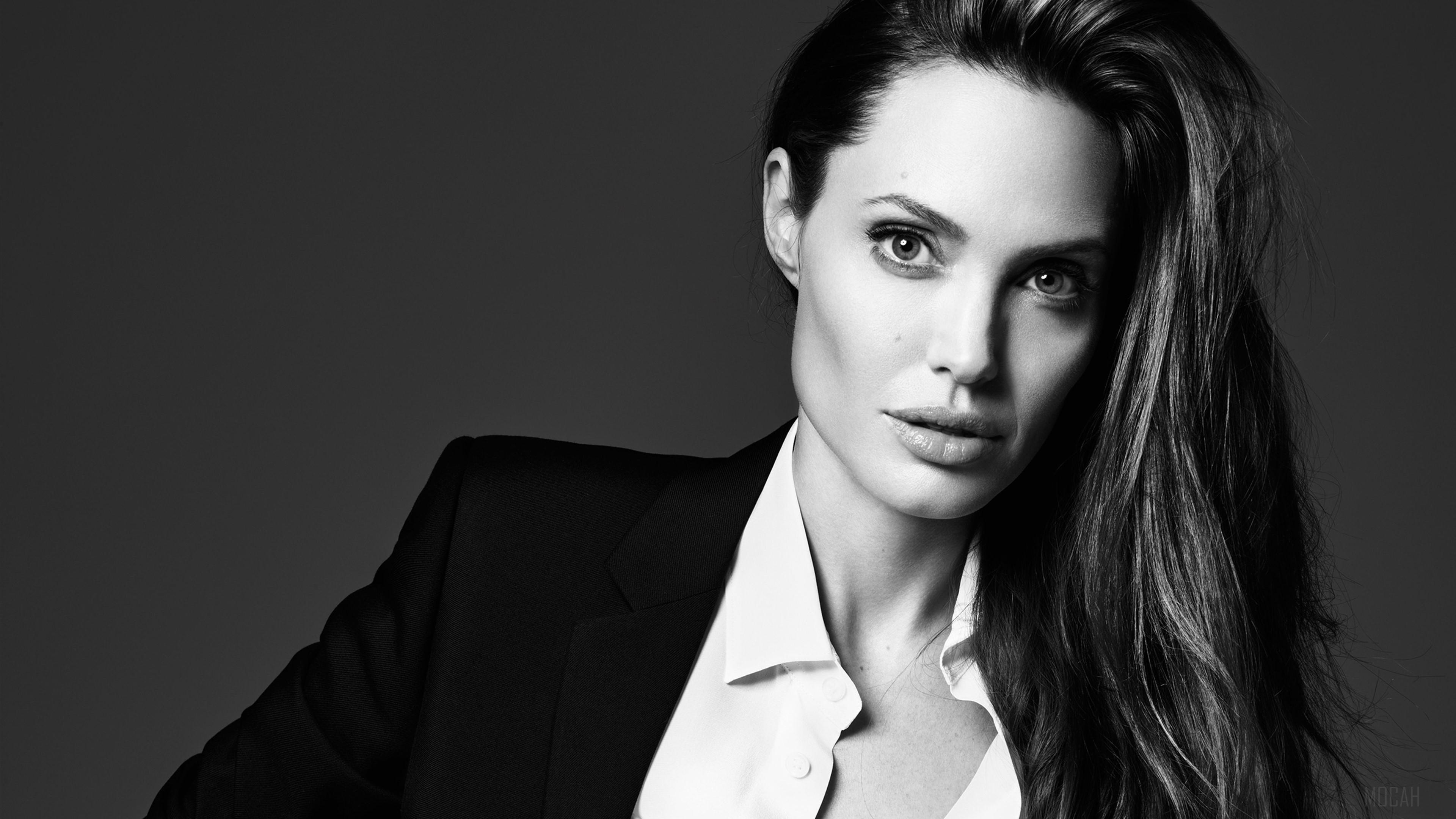 HD wallpaper, Angelina Jolie Elle 2018 4K