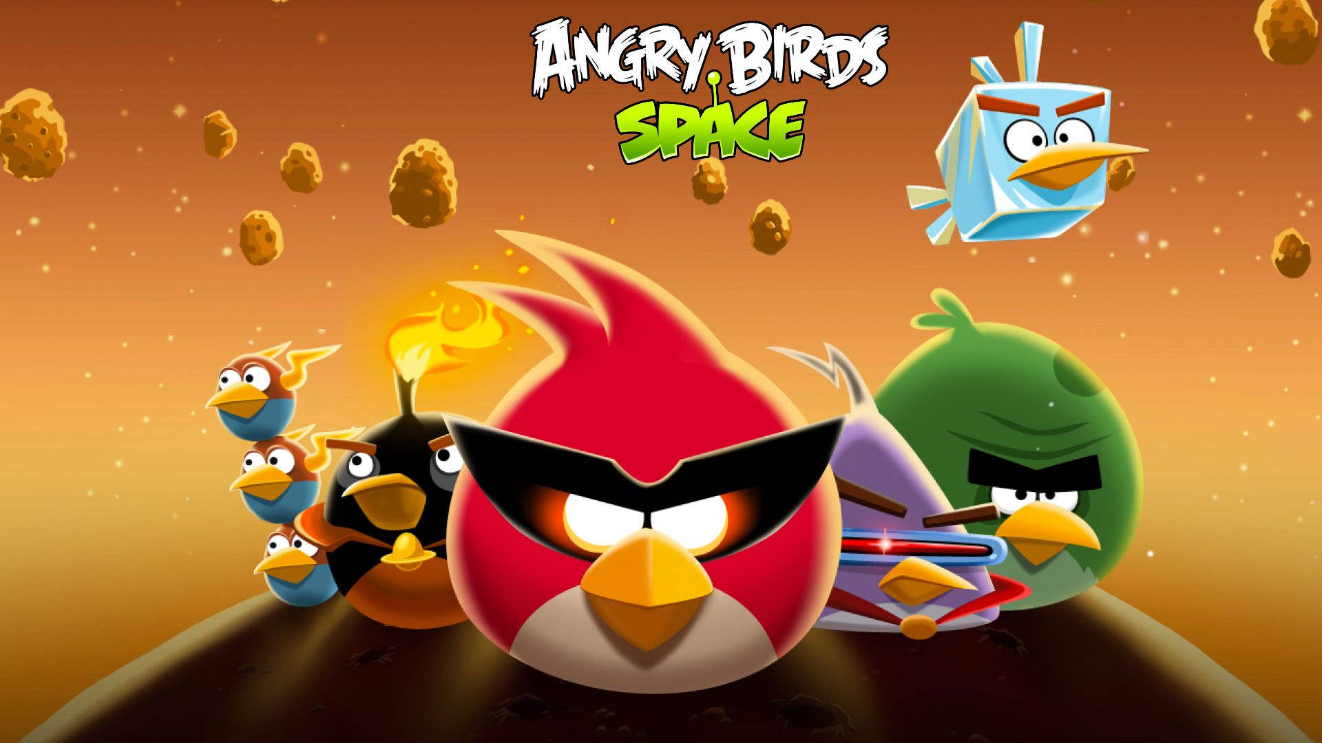 HD wallpaper, Angry, Game, Space, Birds