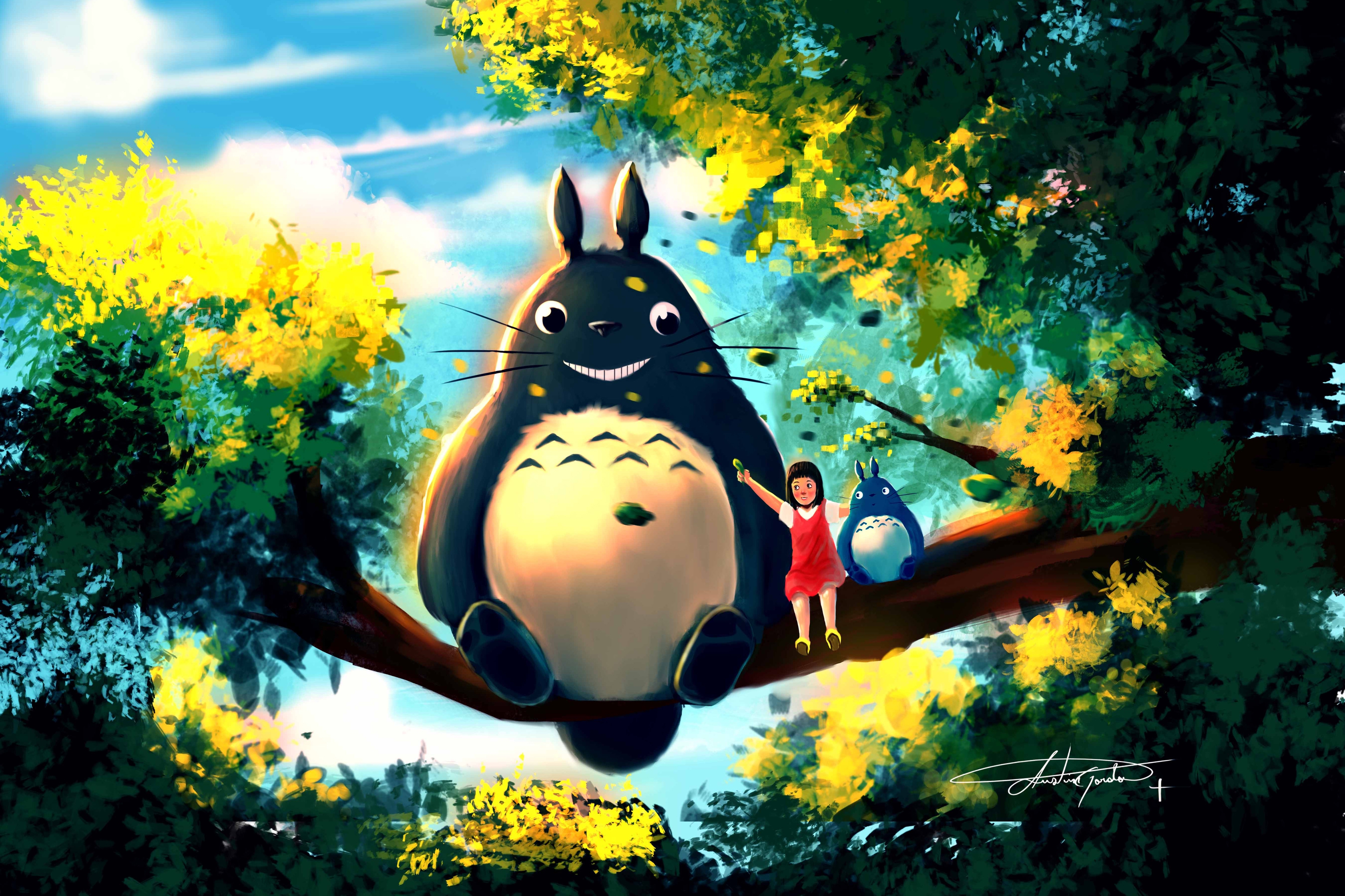 HD wallpaper, Totoro, Animation Movies, Studio Ghibli, Tonari No Totoro, Mei, My Neighbor Totoro
