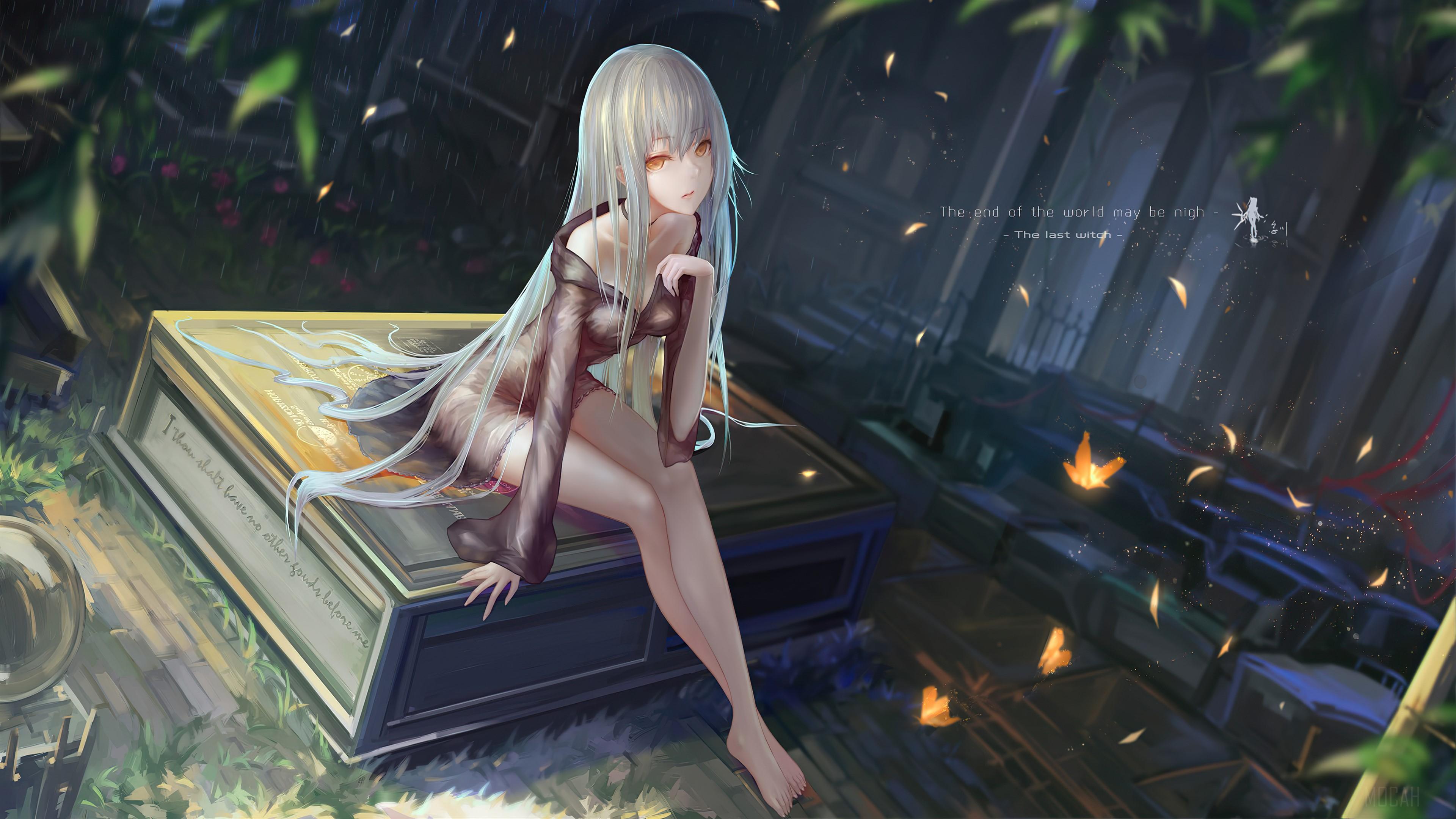HD wallpaper, Anime Girl The Last Witch 4K