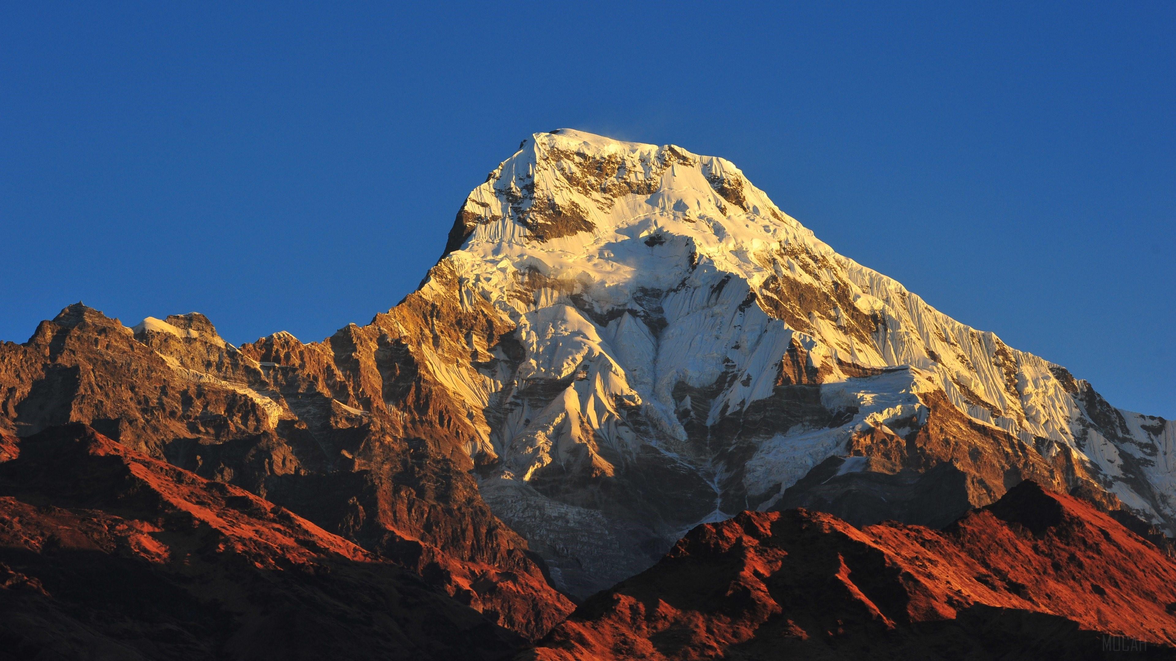 HD wallpaper, Annapurna Massif Mountain Range Nepal 4K