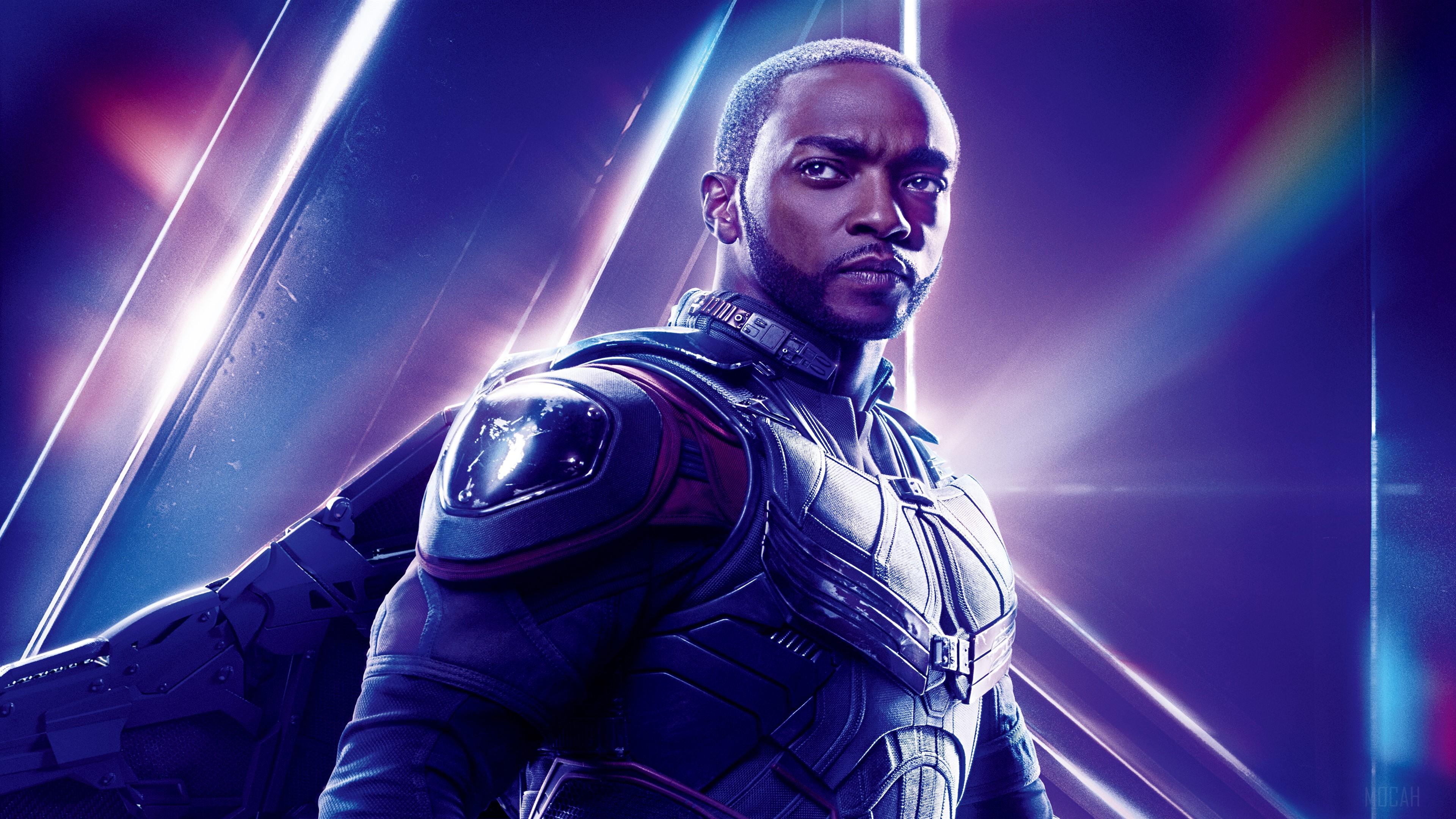 HD wallpaper, Anthony Mackie As Falcon In Avengers Infinity War 4K