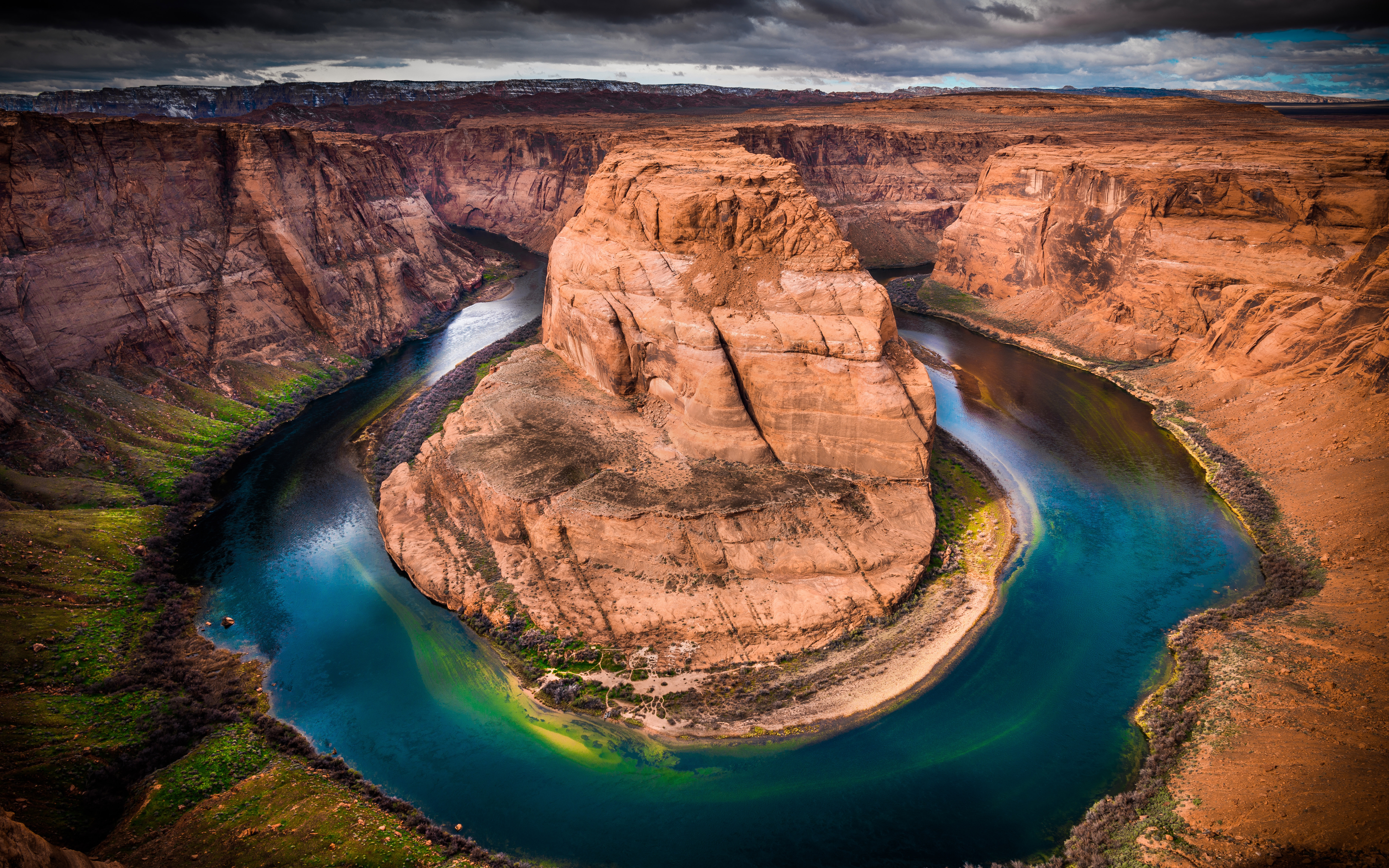 HD wallpaper, 5K, Scenic, Colorado River, Grand Canyon, Horseshoe Bend, 8K, Arizona