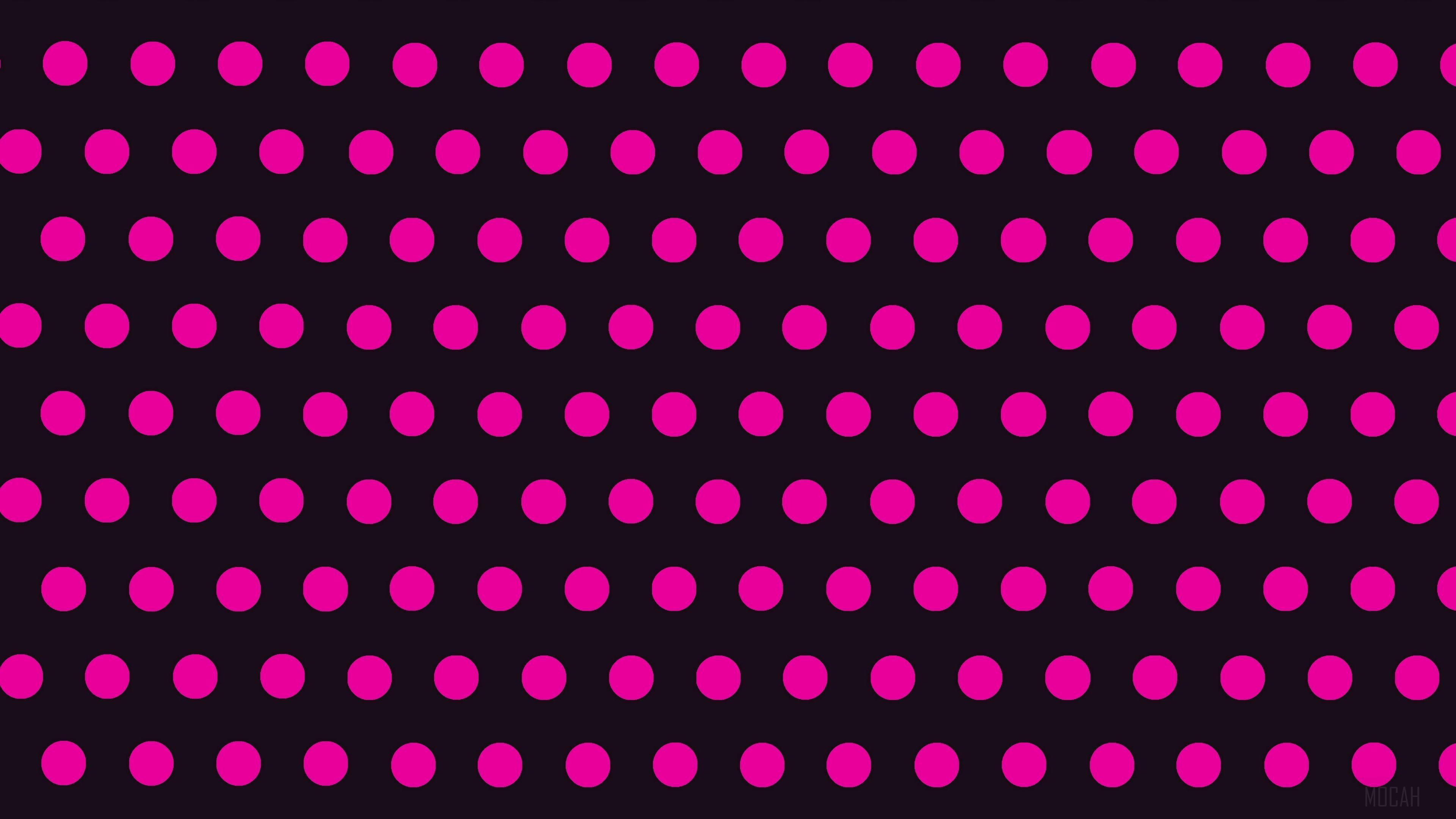 HD wallpaper, Circles, Pink, Black 4K, Art