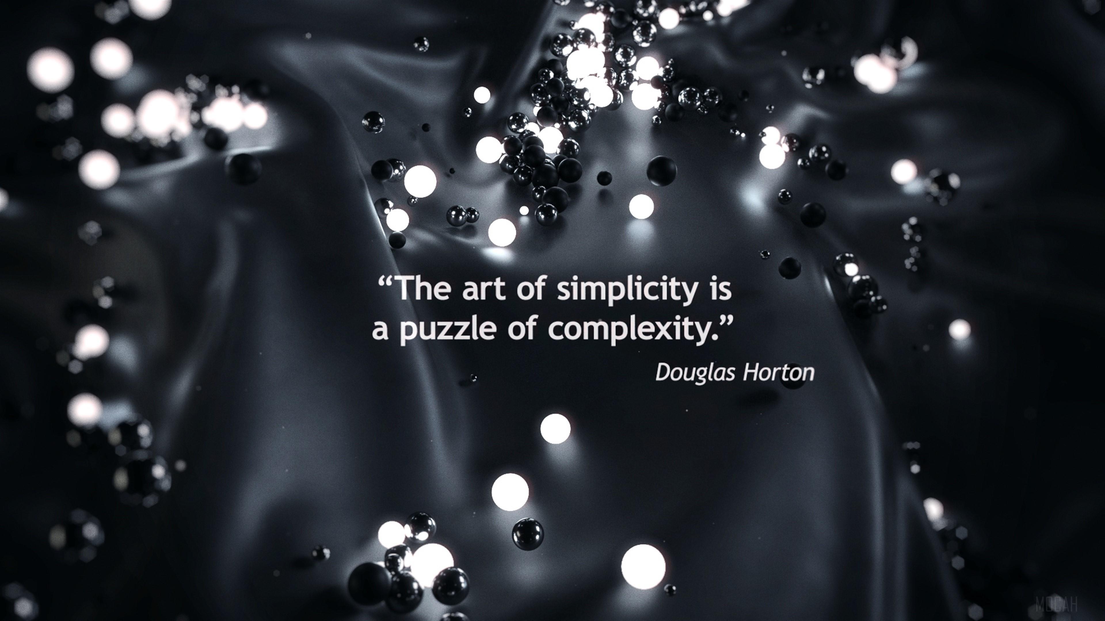 HD wallpaper, Art Of Simplicity Quotes 4K