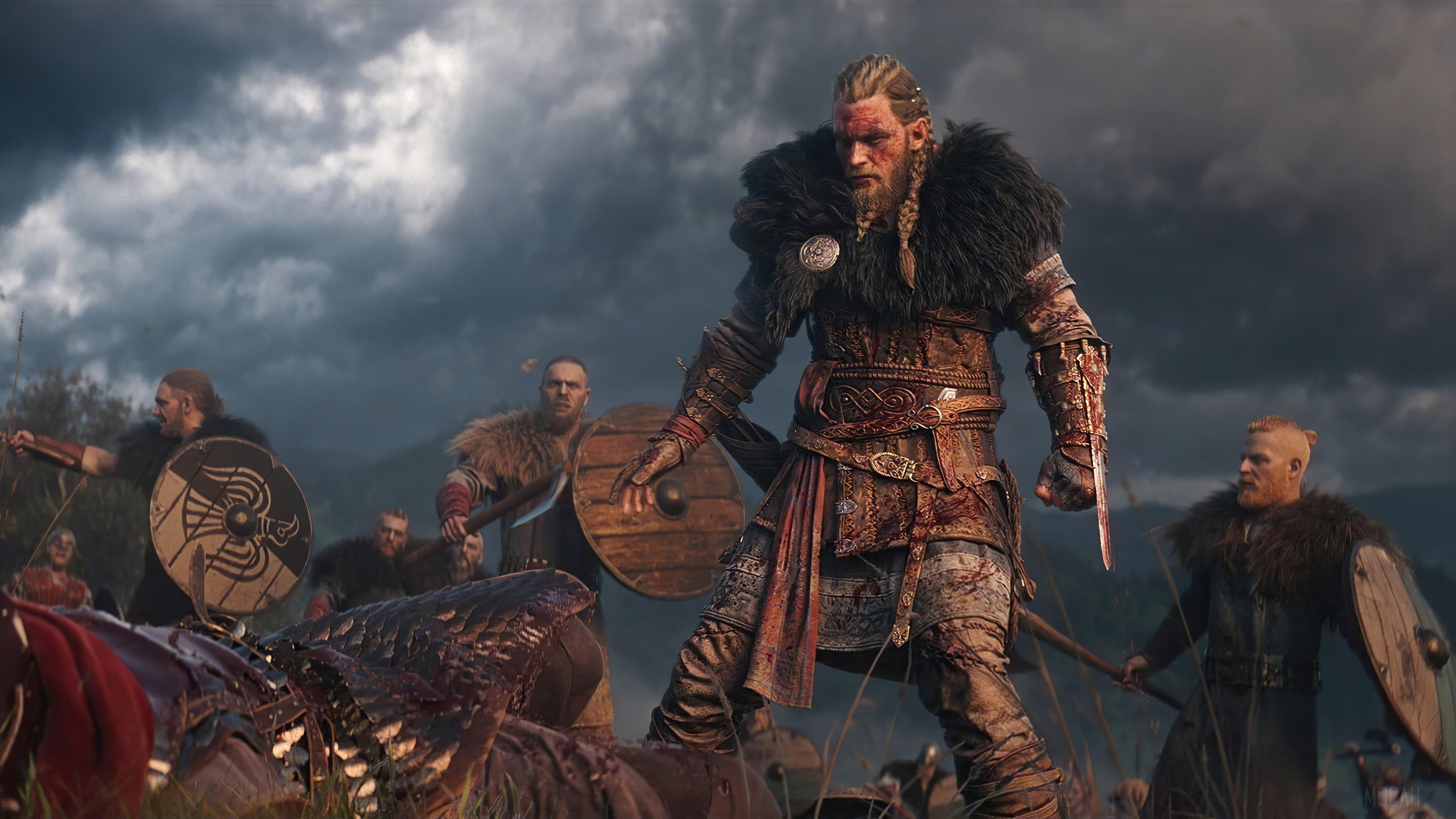 HD wallpaper, Video Game, Viking, Eivor, Assassins Creed Valhalla, Warrior 4K, Ac Valhalla, Hidden Blade