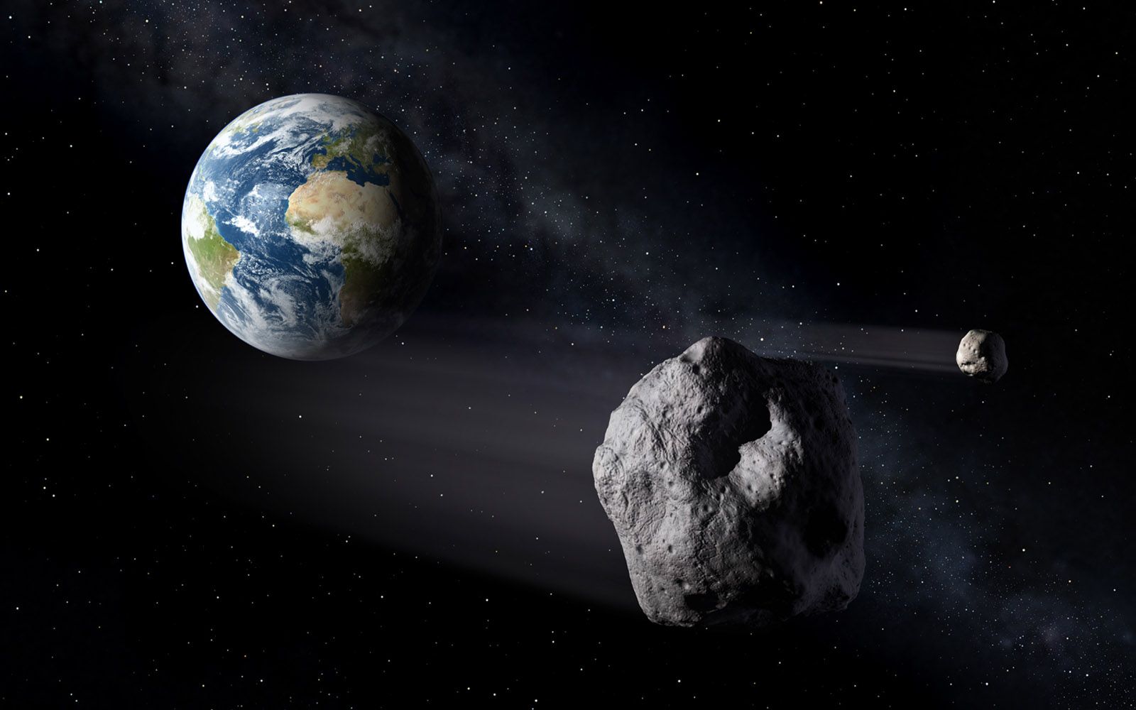 HD wallpaper, And, Asteroid, Earth, Wallpaper