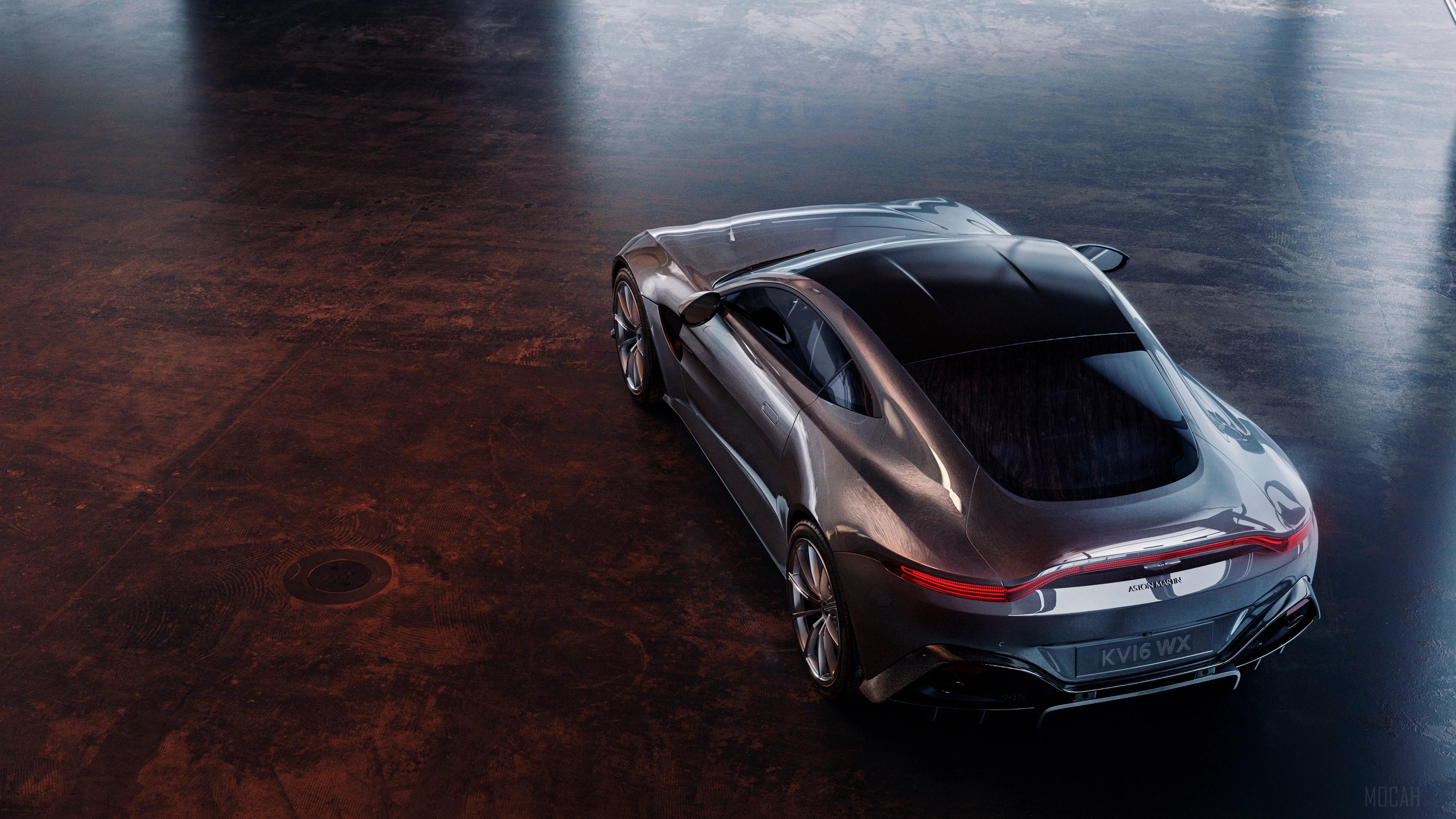 HD wallpaper, Aston Martin Vantage Upper View 4K