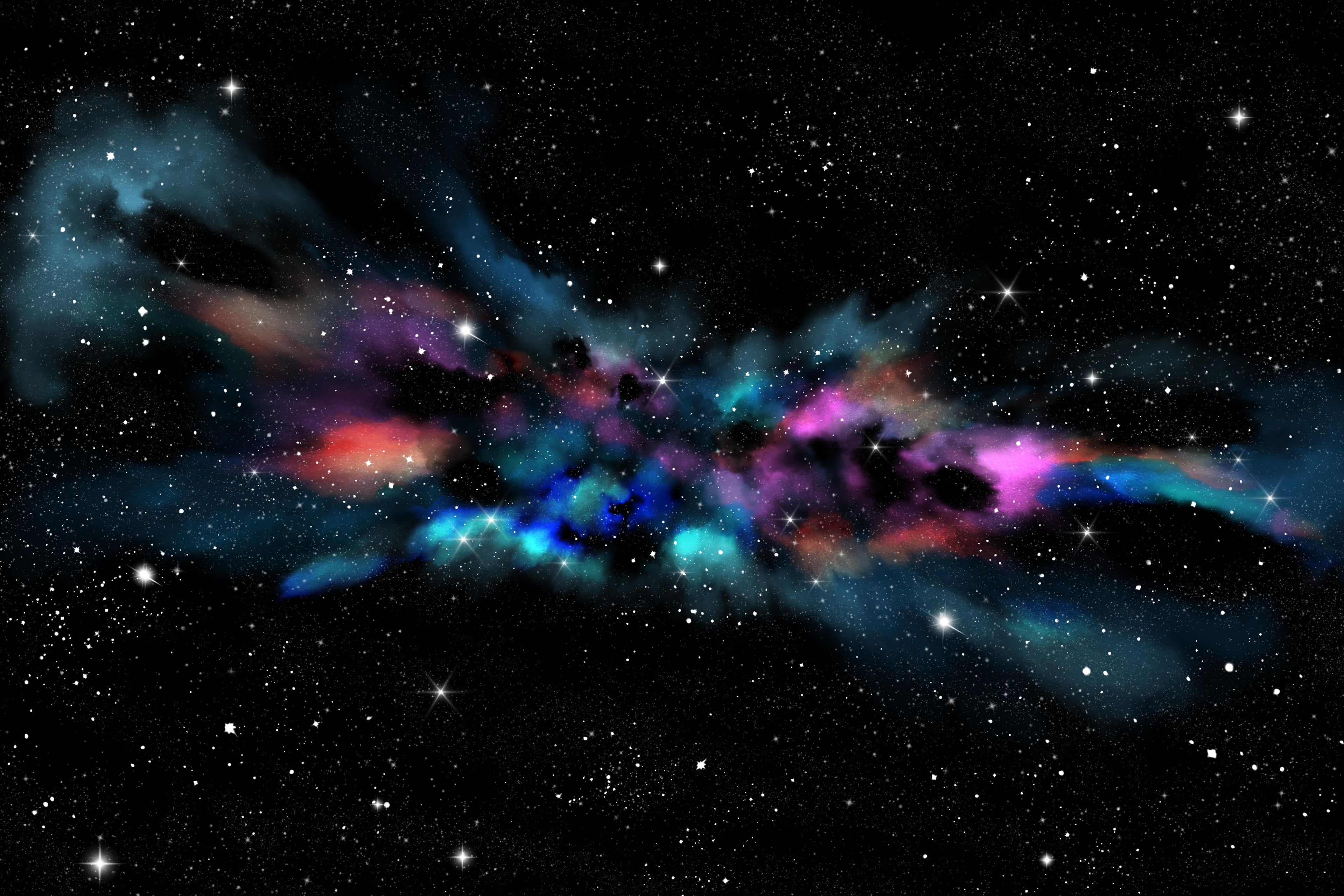 HD wallpaper, Galaxy, Nebula, Colorful, Deep Space, Milky Way, Stars, Astronomy
