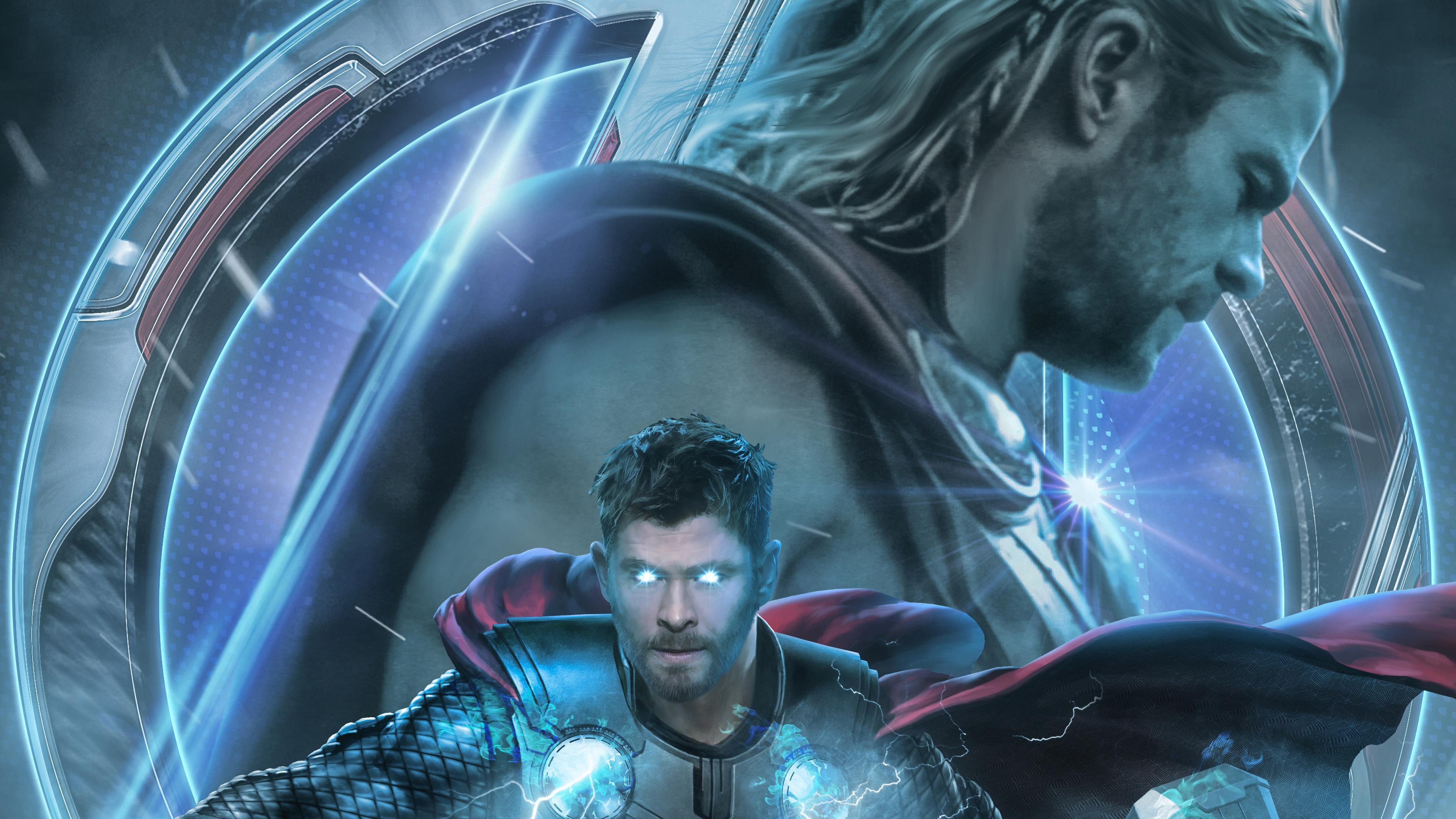 HD wallpaper, Chris, Hemsworth, 4K, Thor, Avengers  Endgame