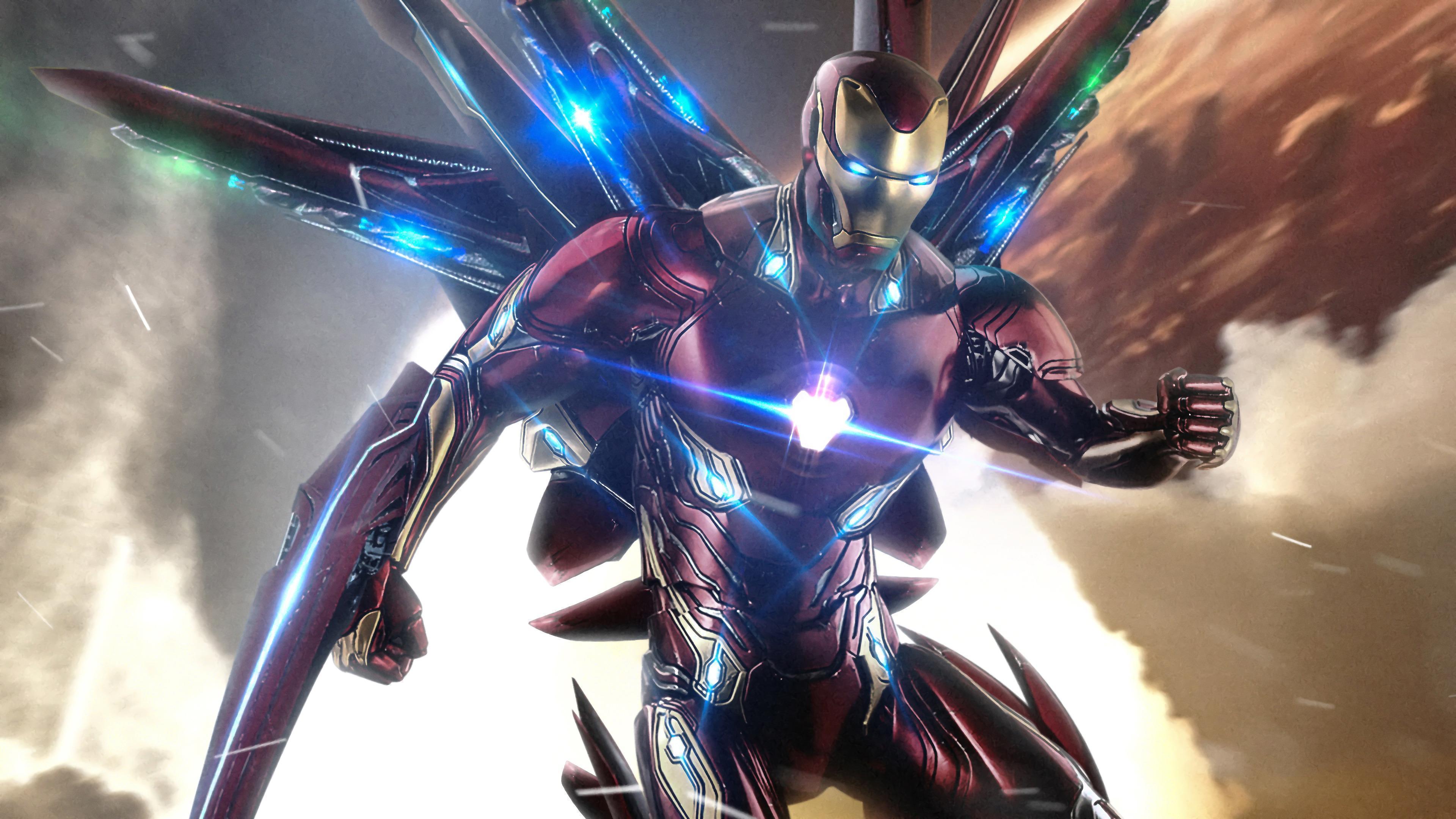 HD wallpaper, 4K, Infinity Stones, Iron Man, Avengers  Endgame