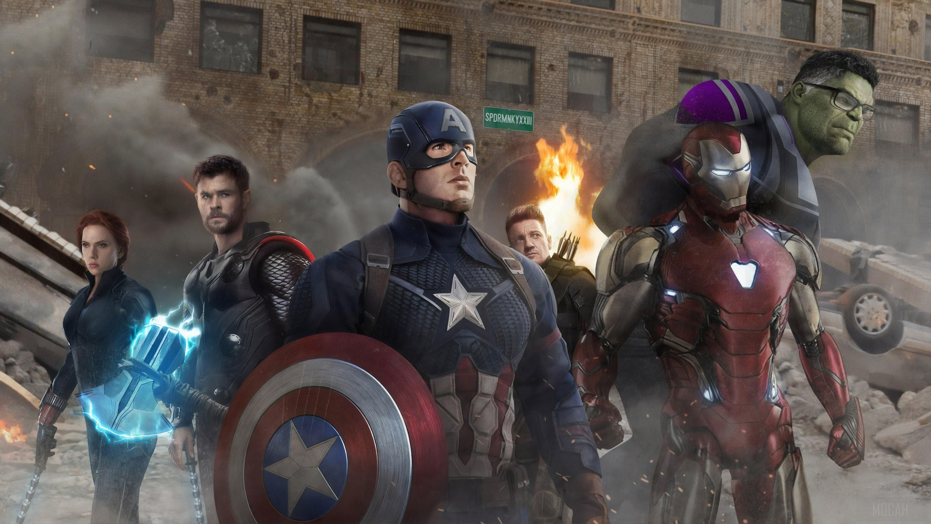 HD wallpaper, Avengers Endgame Team 4K
