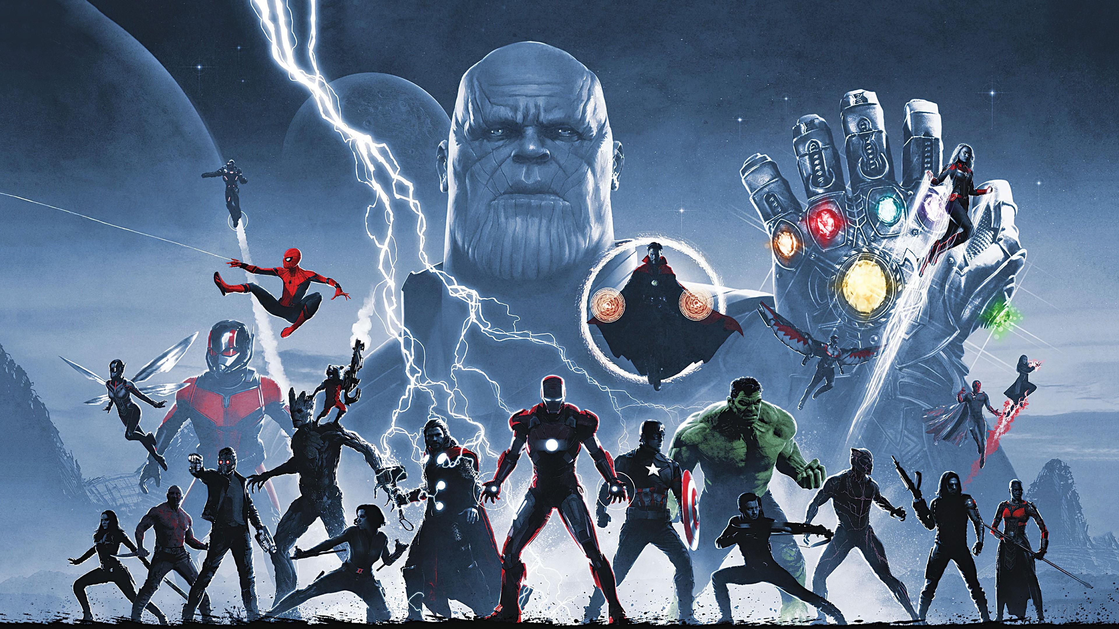 HD wallpaper, Avengers Infinity Saga 4K