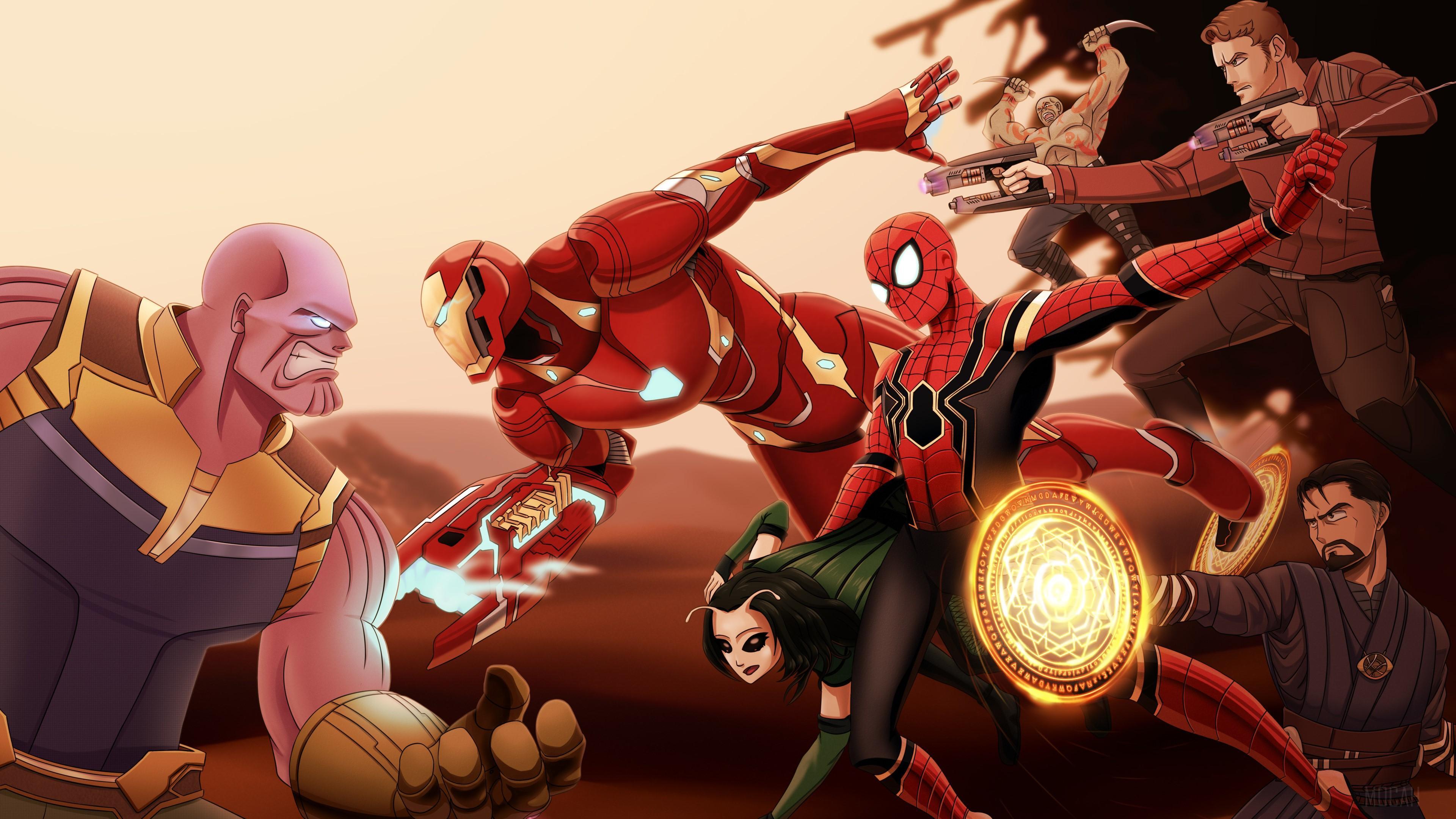 HD wallpaper, Avengers Infinity War 4K Art 4K