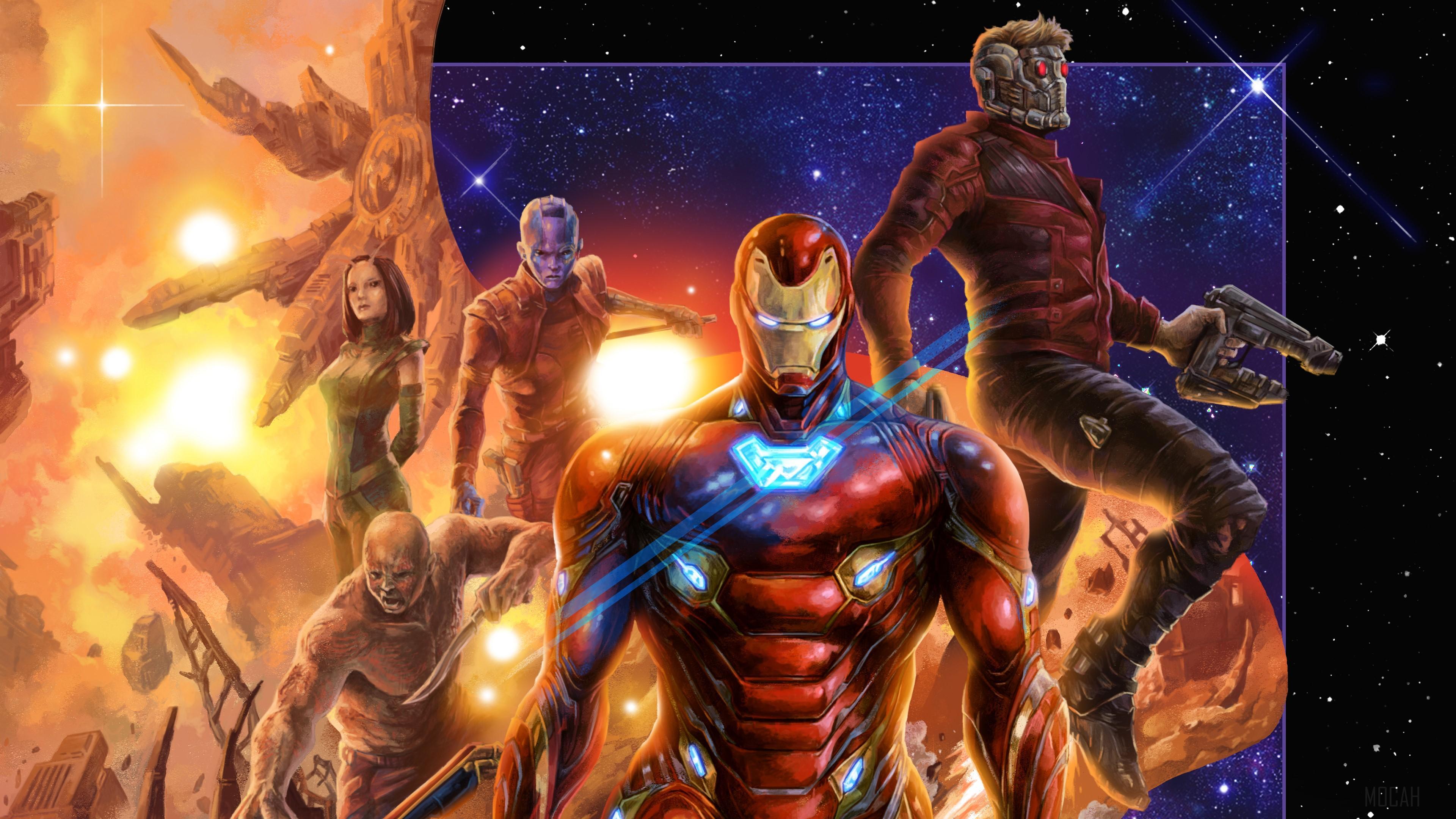 HD wallpaper, Avengers Infinity War 4K Artworks 4K