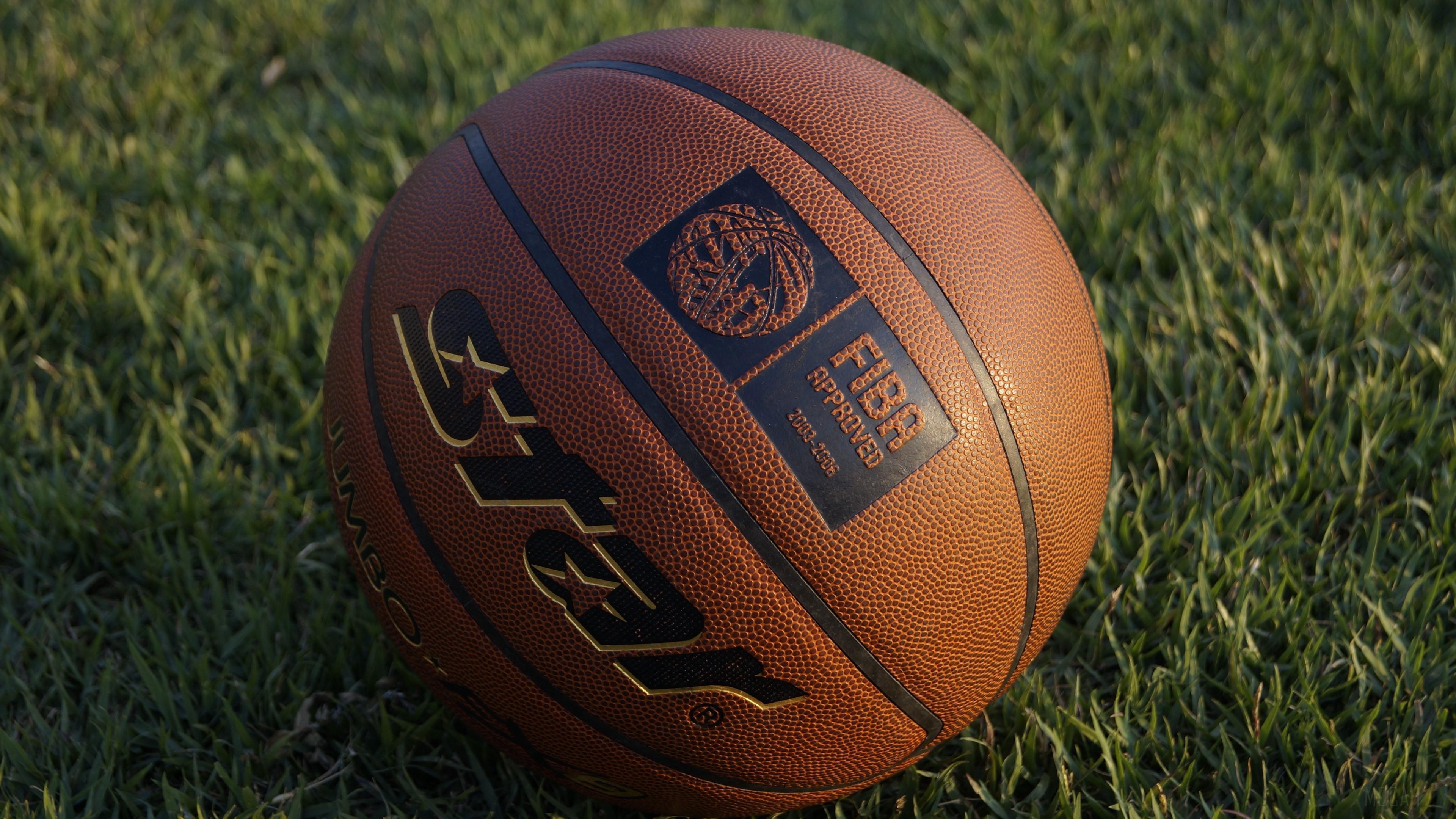 HD wallpaper, Ball, Basketball Ball, Basketball, Grass 4K