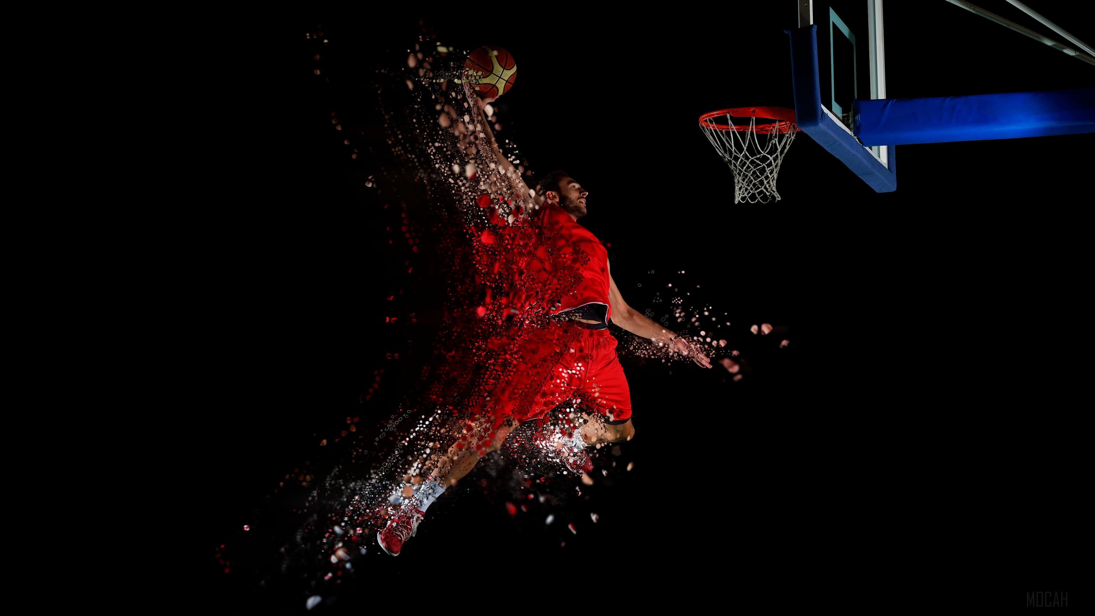 HD wallpaper, Basketball Artistic 4K