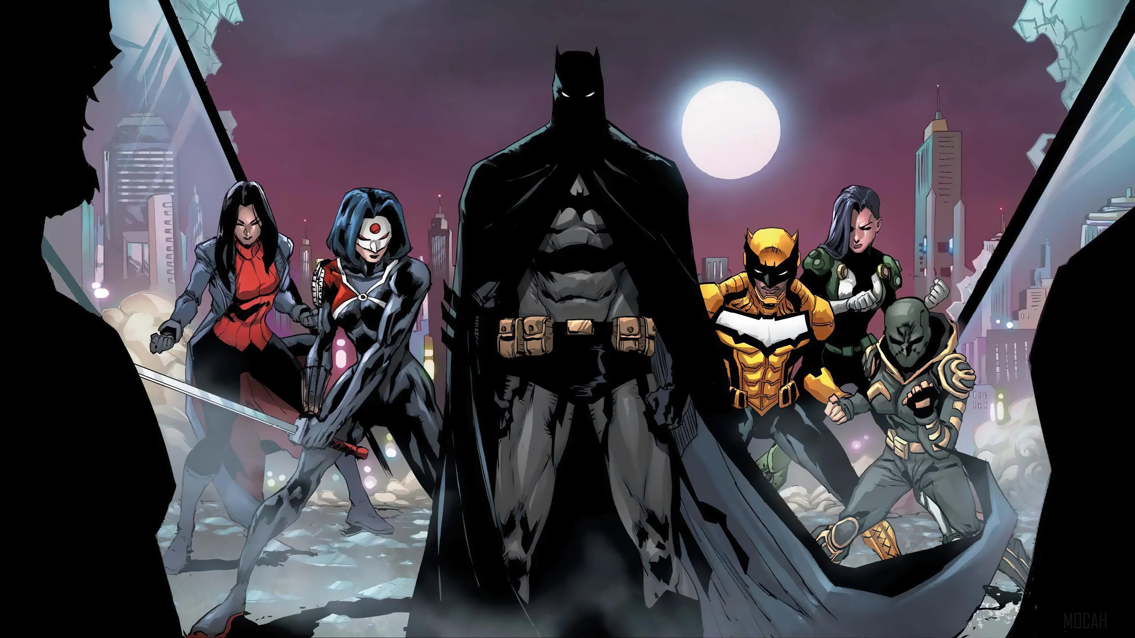 HD wallpaper, Superhero, Comics, Heroes 4K, Bat Family, Signal, Hero, Katana, Superheroes, Batman, Comic, Orphan, Dc Comics