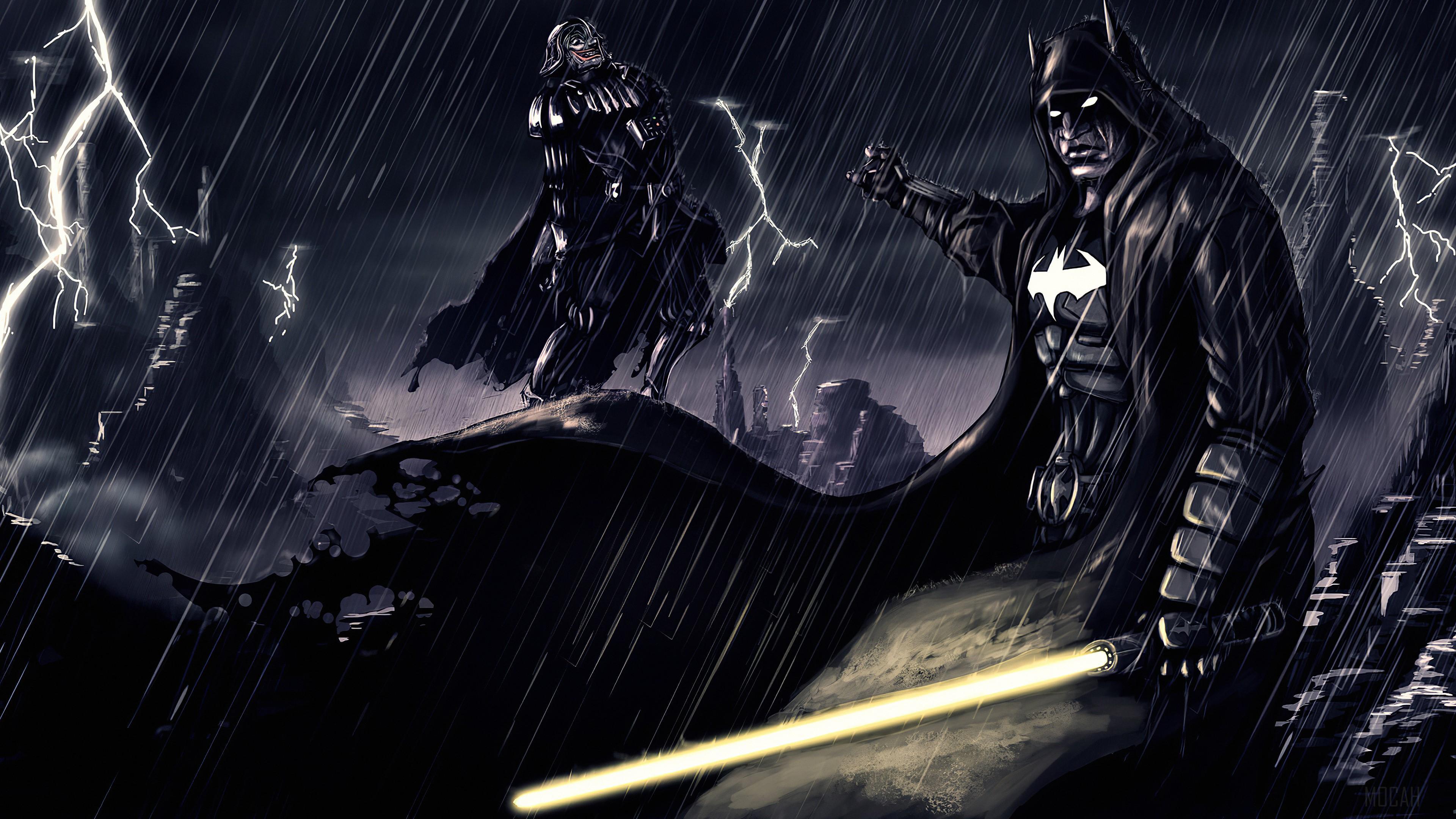 HD wallpaper, Batman And Joker Darth Vader 4K