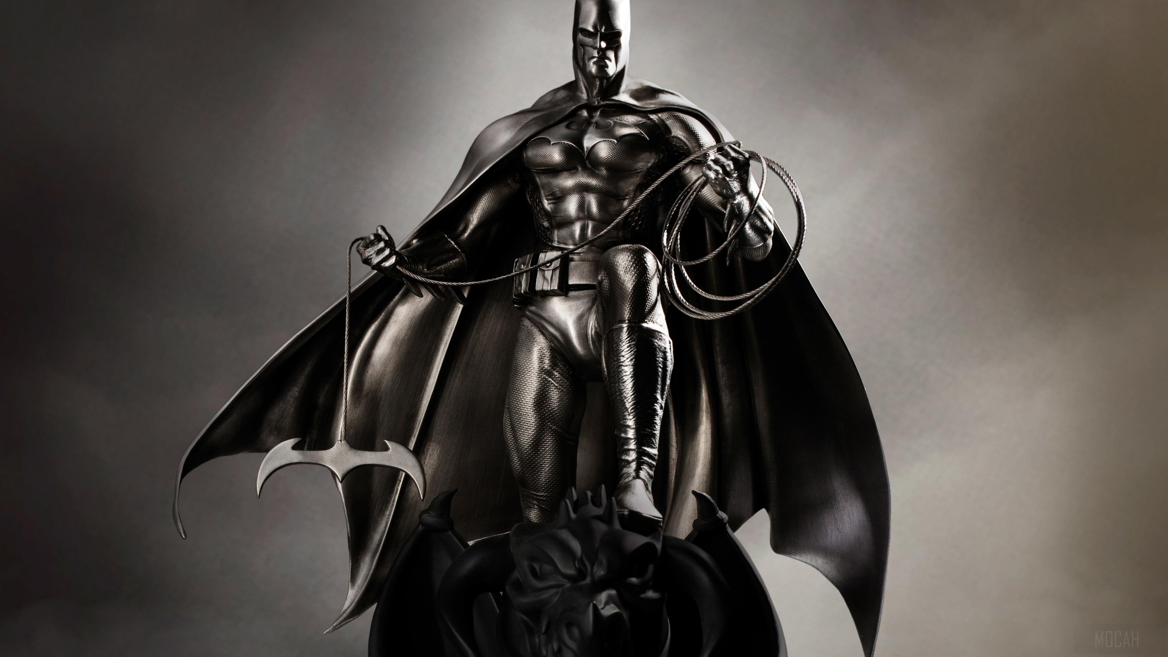 HD wallpaper, Batman Statue 4K