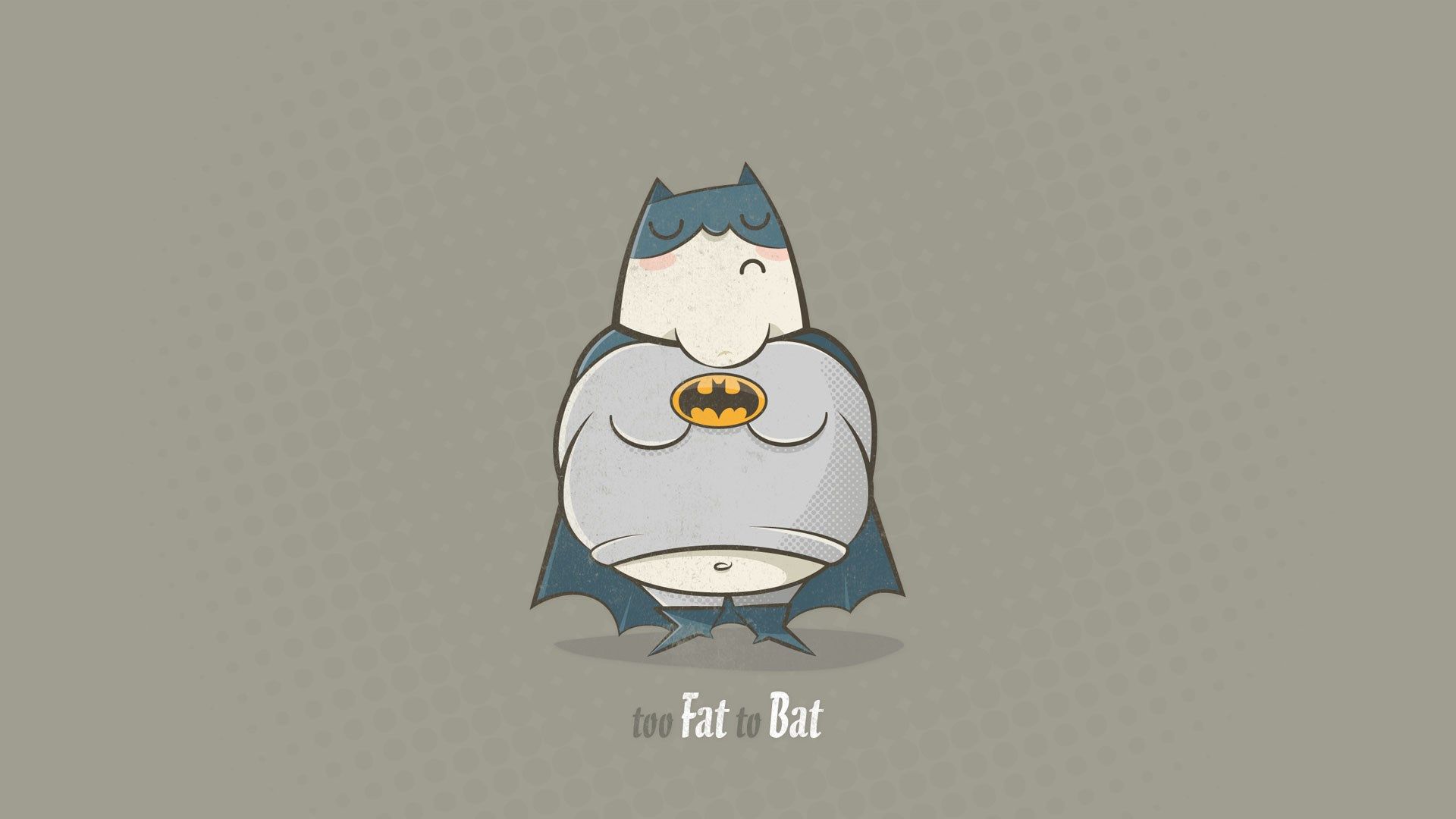 HD wallpaper, Bat, Too, Batman, Fat, Funny, To