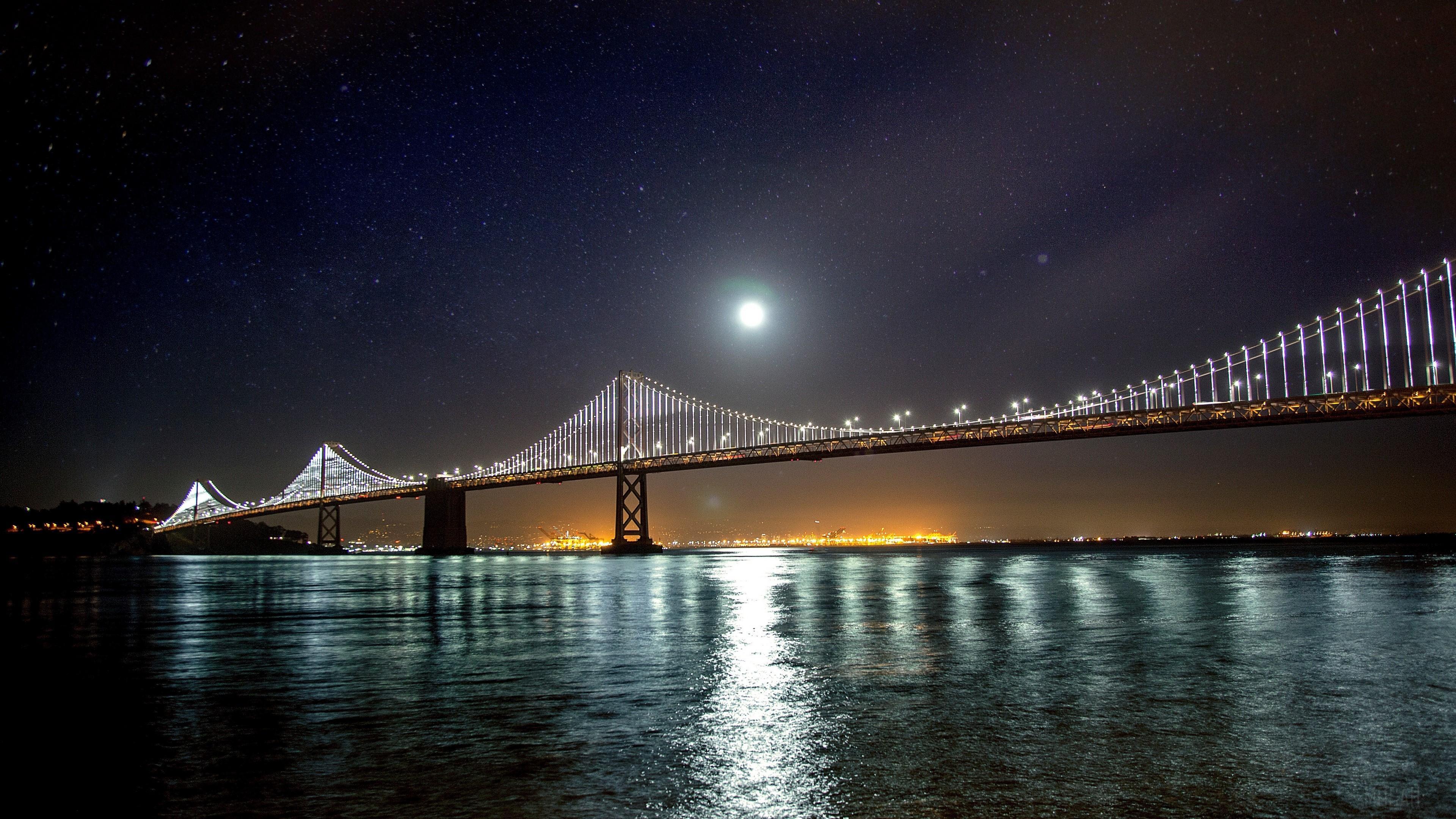 HD wallpaper, San Francisco 4K, Bay Bridge