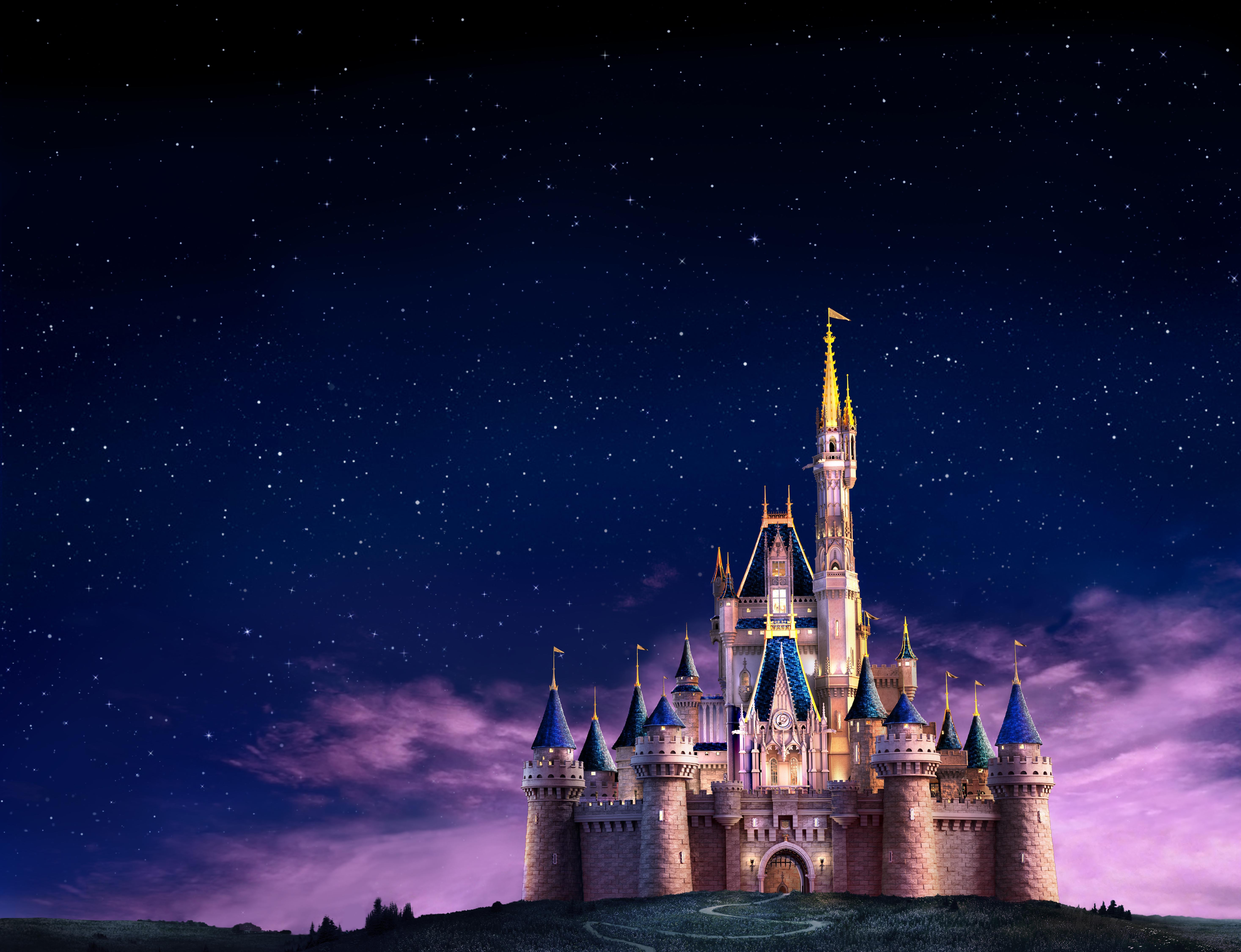 HD wallpaper, 5K, Florida, Cinderella Castle, Theme Park, Starry Sky, Magic Kingdom Park, Bay Lake, Walt Disney World