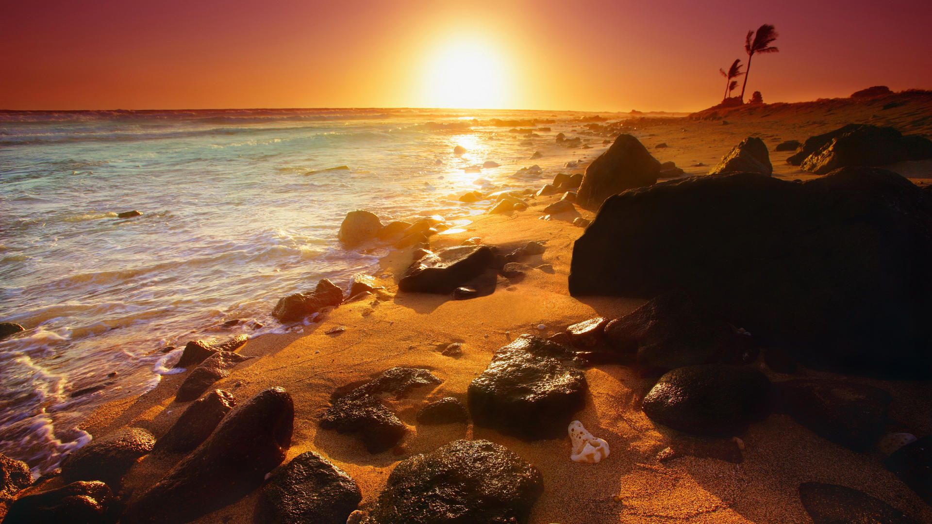 HD wallpaper, Sunset, Hawaii, In, Beautiful