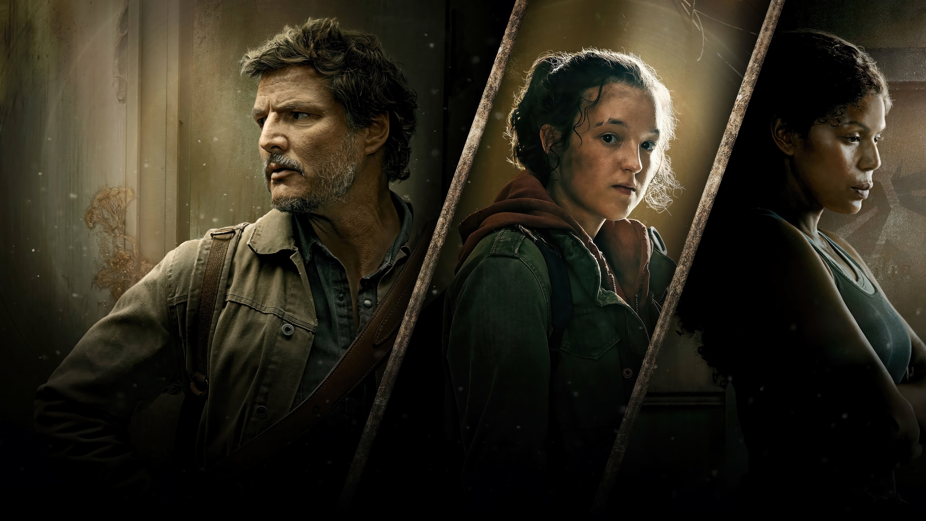 HD wallpaper, The Last Of Us, 2023 Series, Pedro Pascal As Joel, Hbo Series, Ellie Williams, Merle Dandridge As Marlene, Bella Ramsey As Ellie