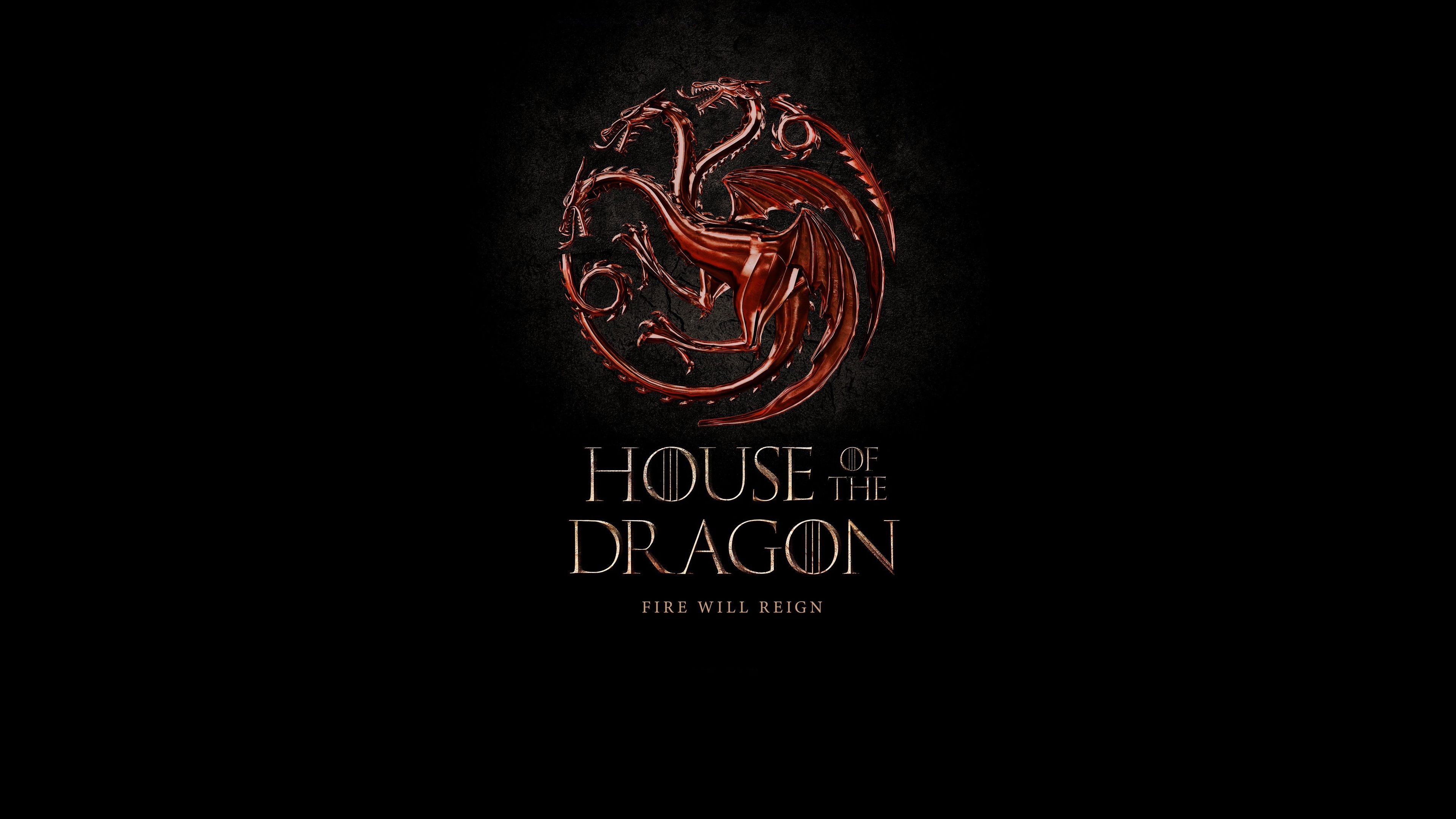 HD wallpaper, Hbo Series, 2022 Series, Black Background, Game Of Thrones, House Of The Dragon, Tv Series