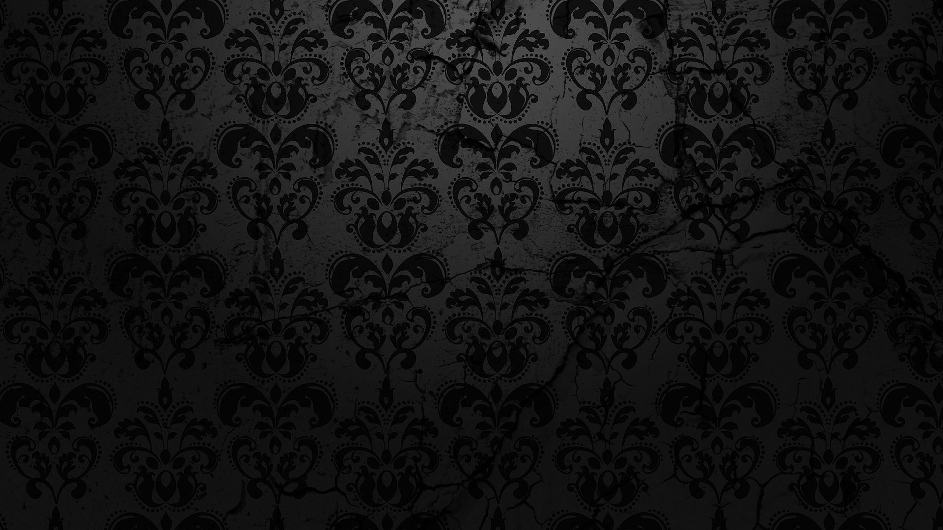 HD wallpaper, Floral, Pattern, Black