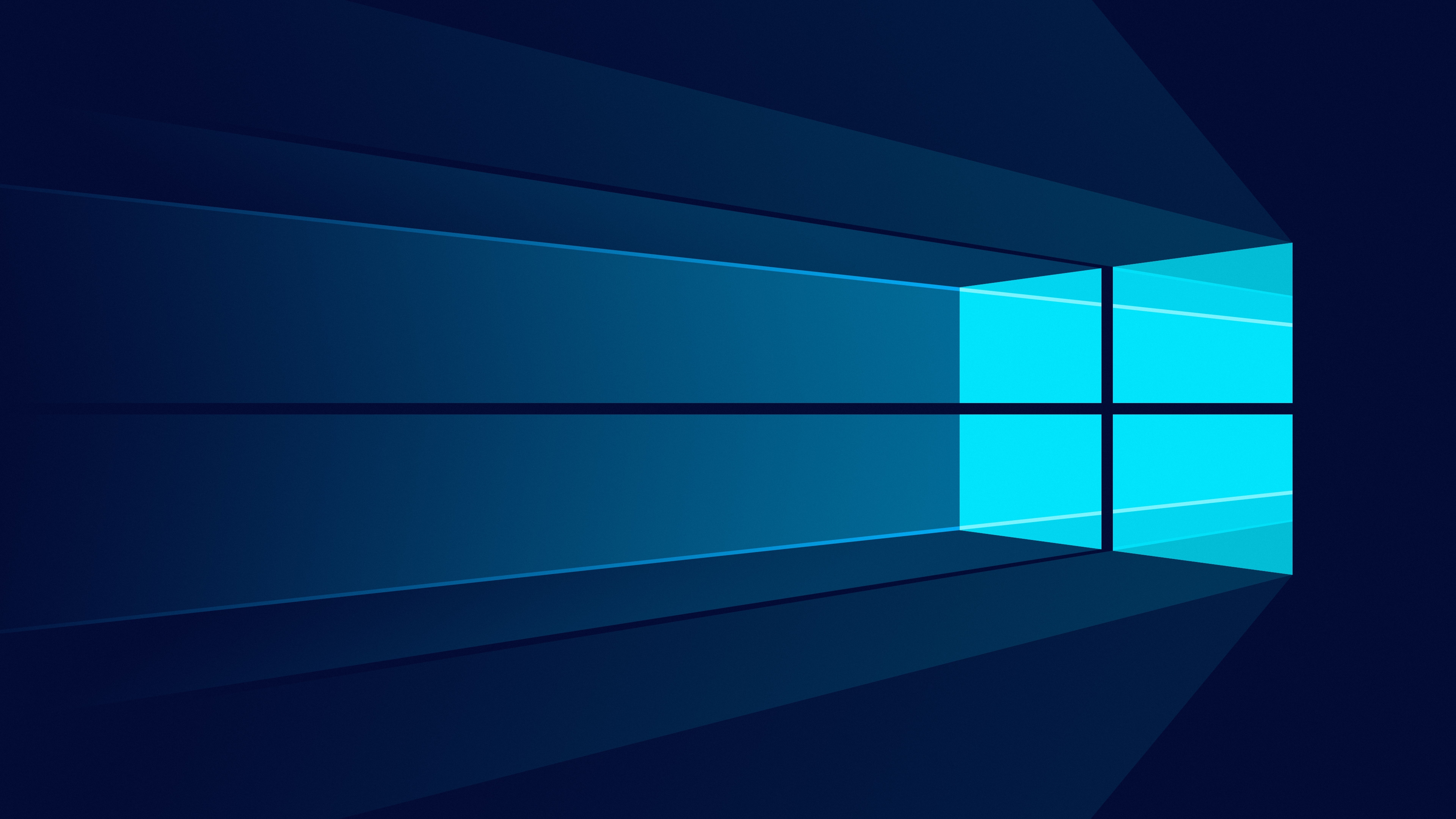 HD wallpaper, Blue Background, Simple, Windows 10, Microsoft Windows, Minimalist