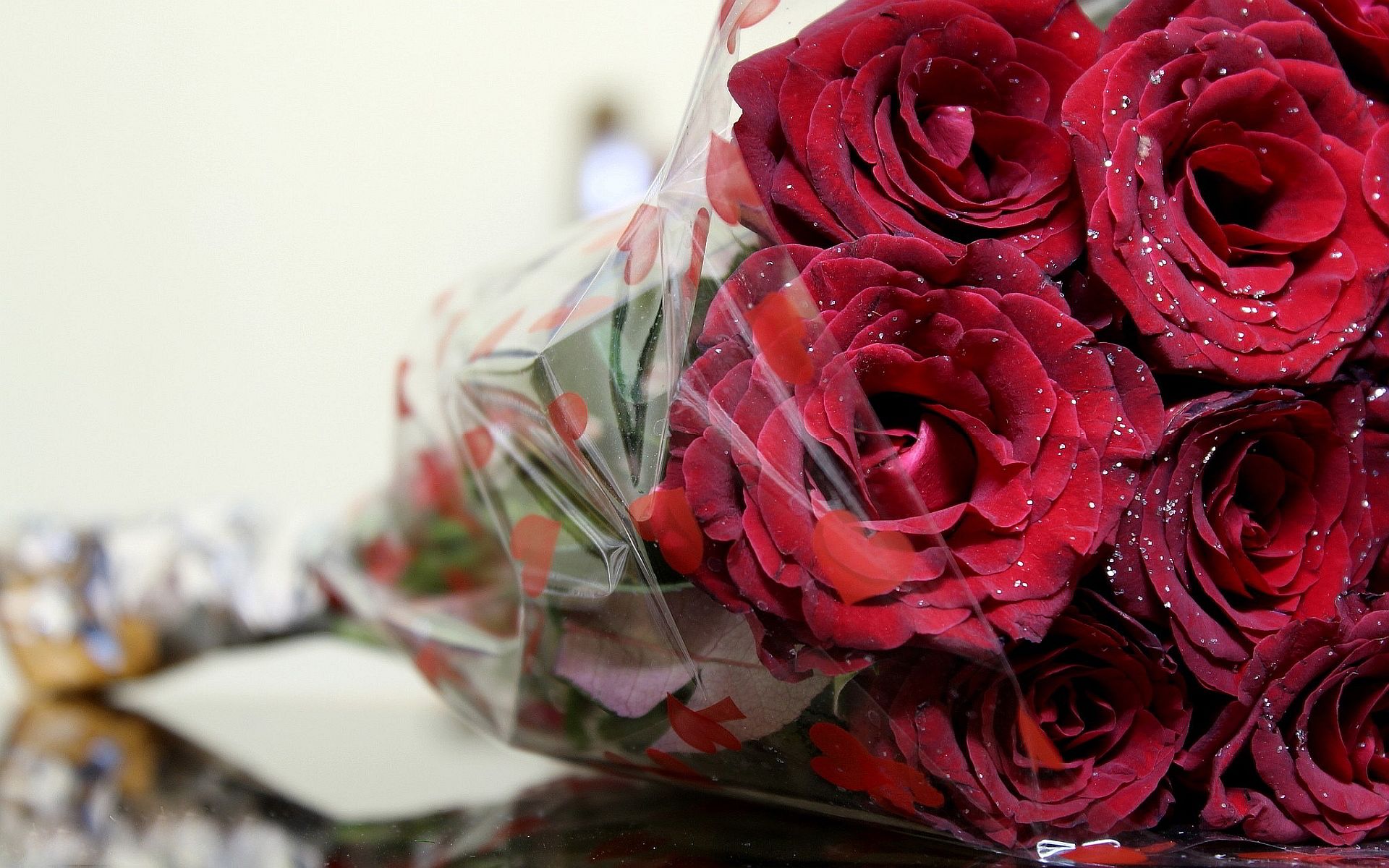 HD wallpaper, Roses, Bouquet, Romantic