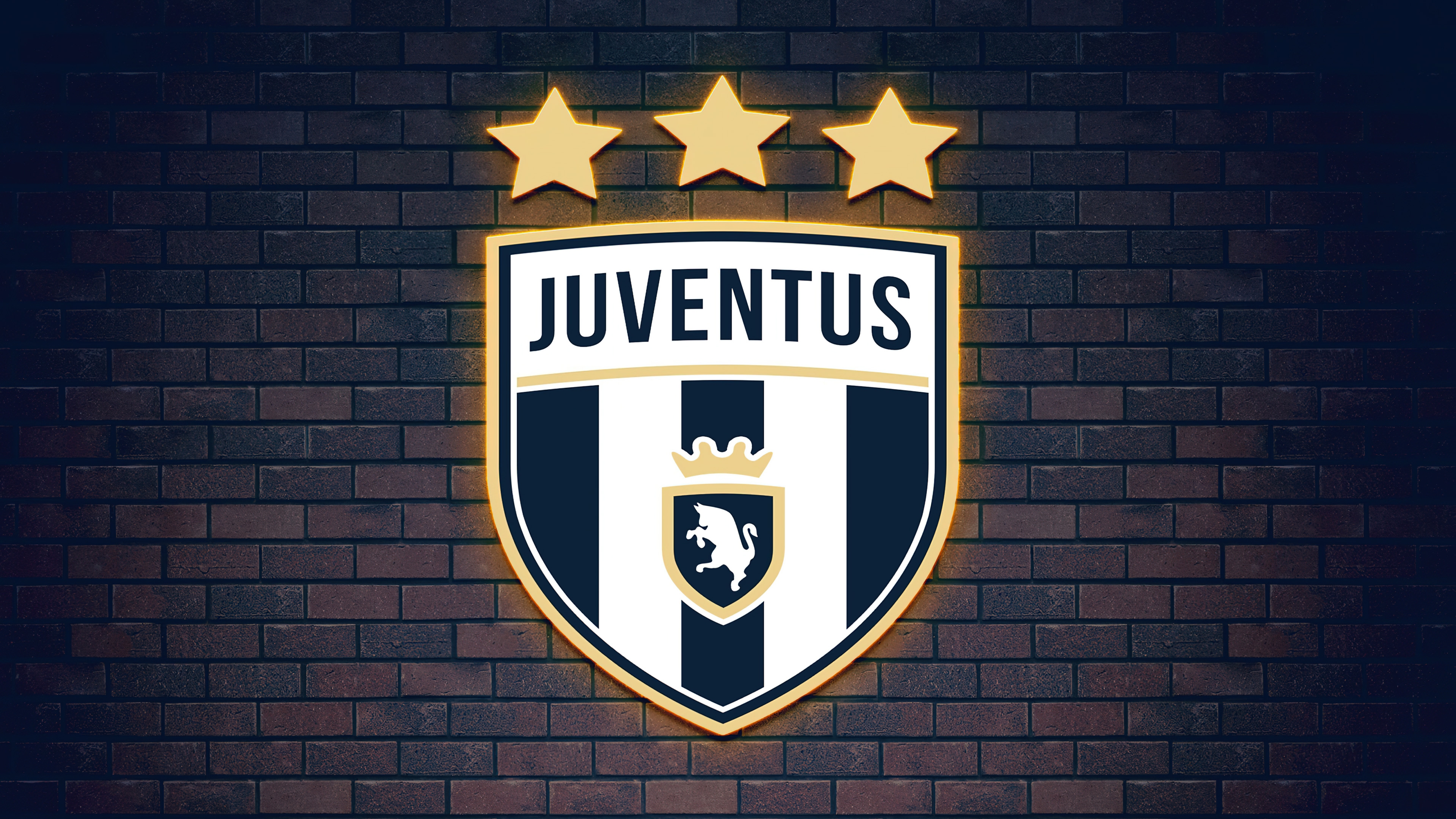 HD wallpaper, Juventus Fc, Football Club, Brick Wall