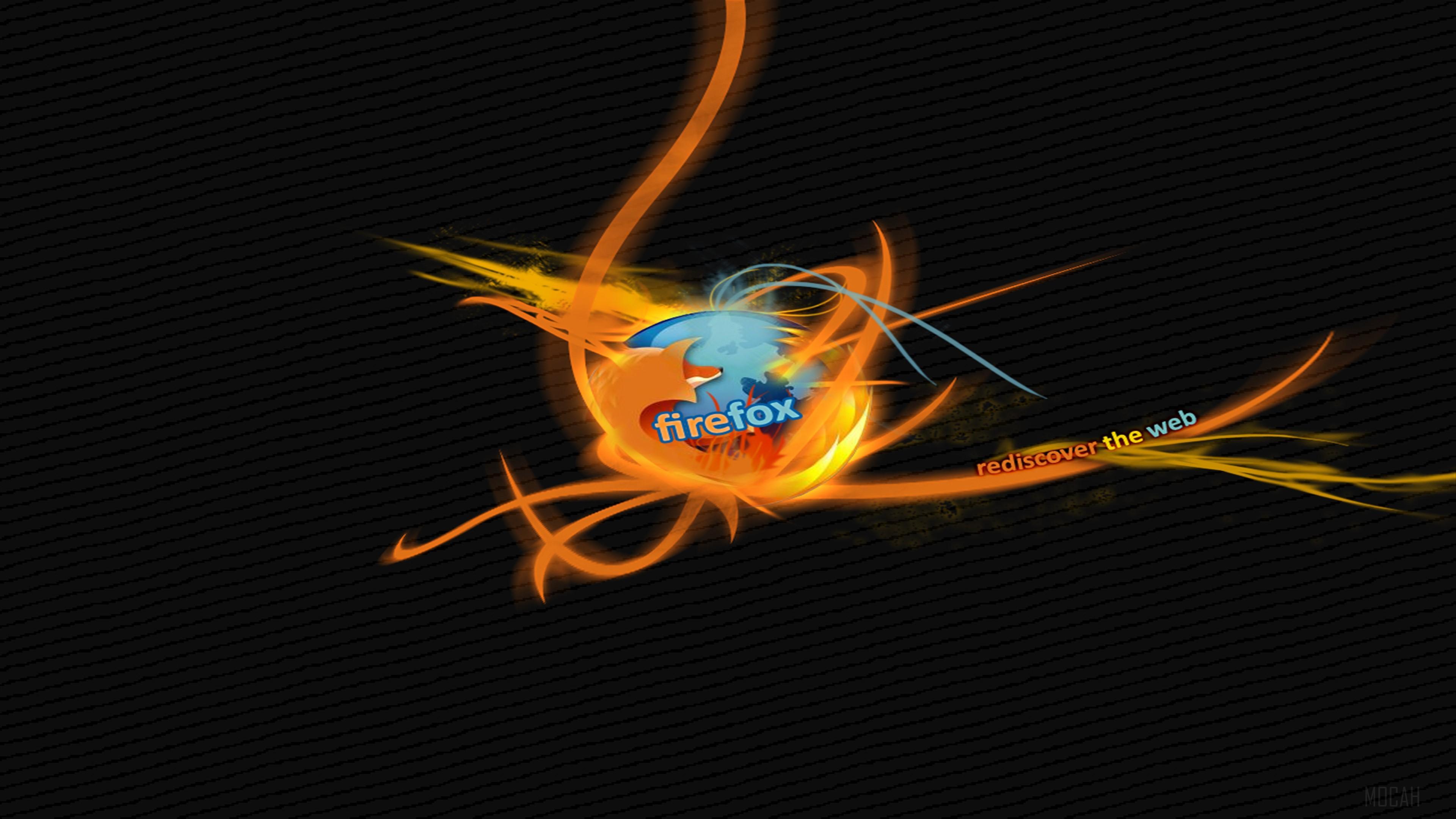 HD wallpaper, Burning Firefox 4K