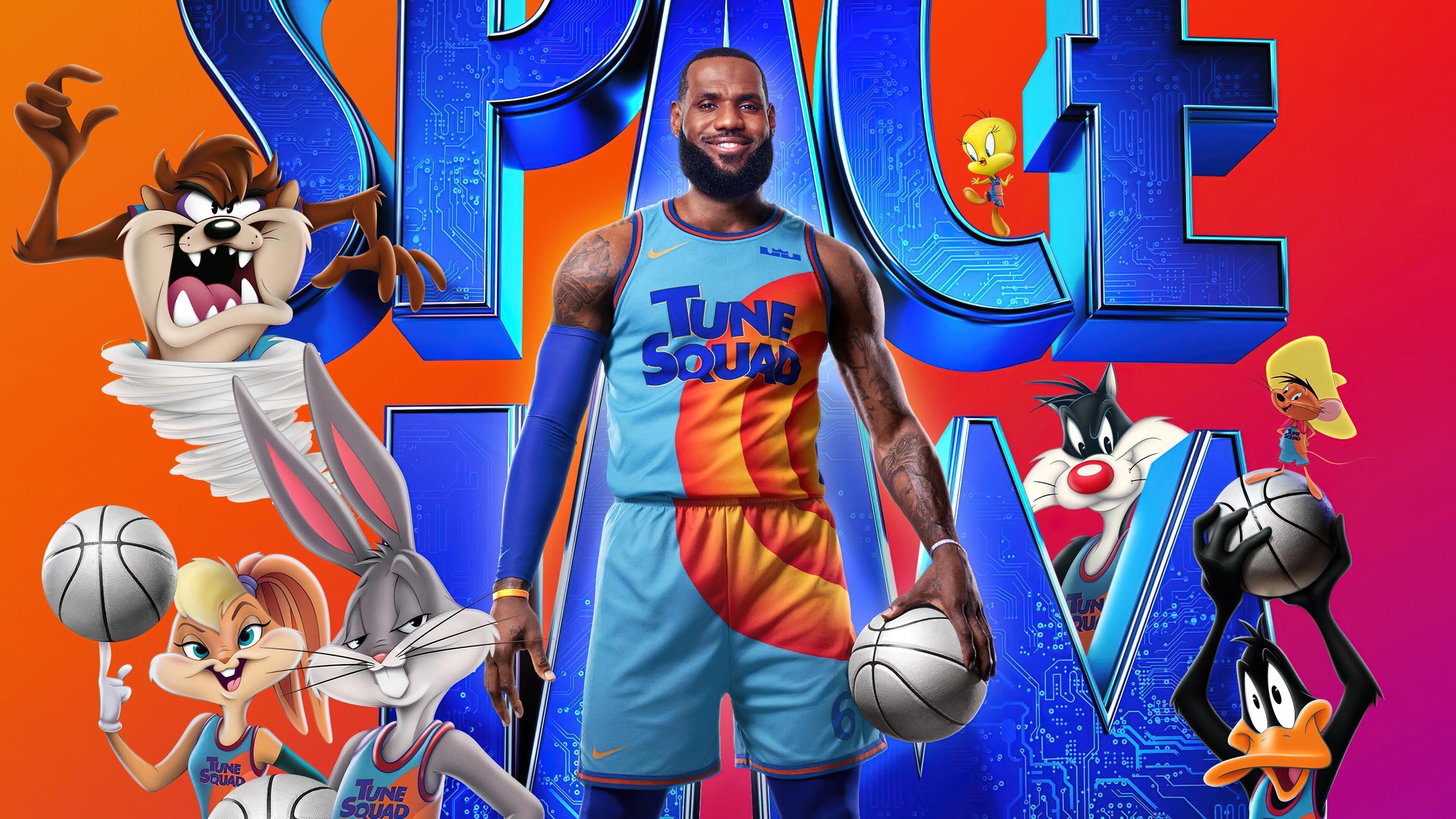HD wallpaper, James, Poster, Lebron, Character, Pc, 4K, A New Legacy, Space Jam 2