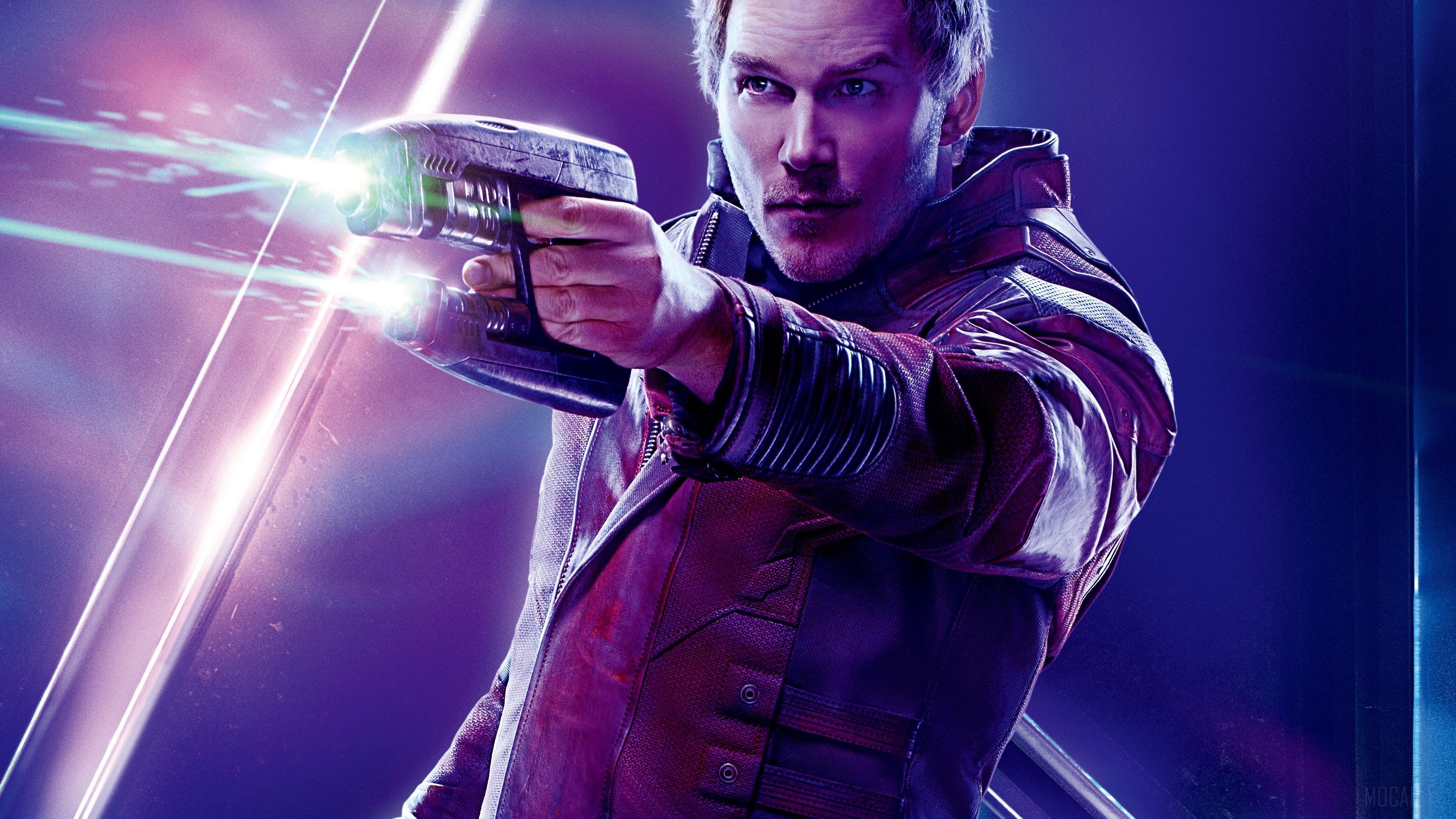 HD wallpaper, Star Lord 4K, Chris Pratt, Avengers  Infinity War