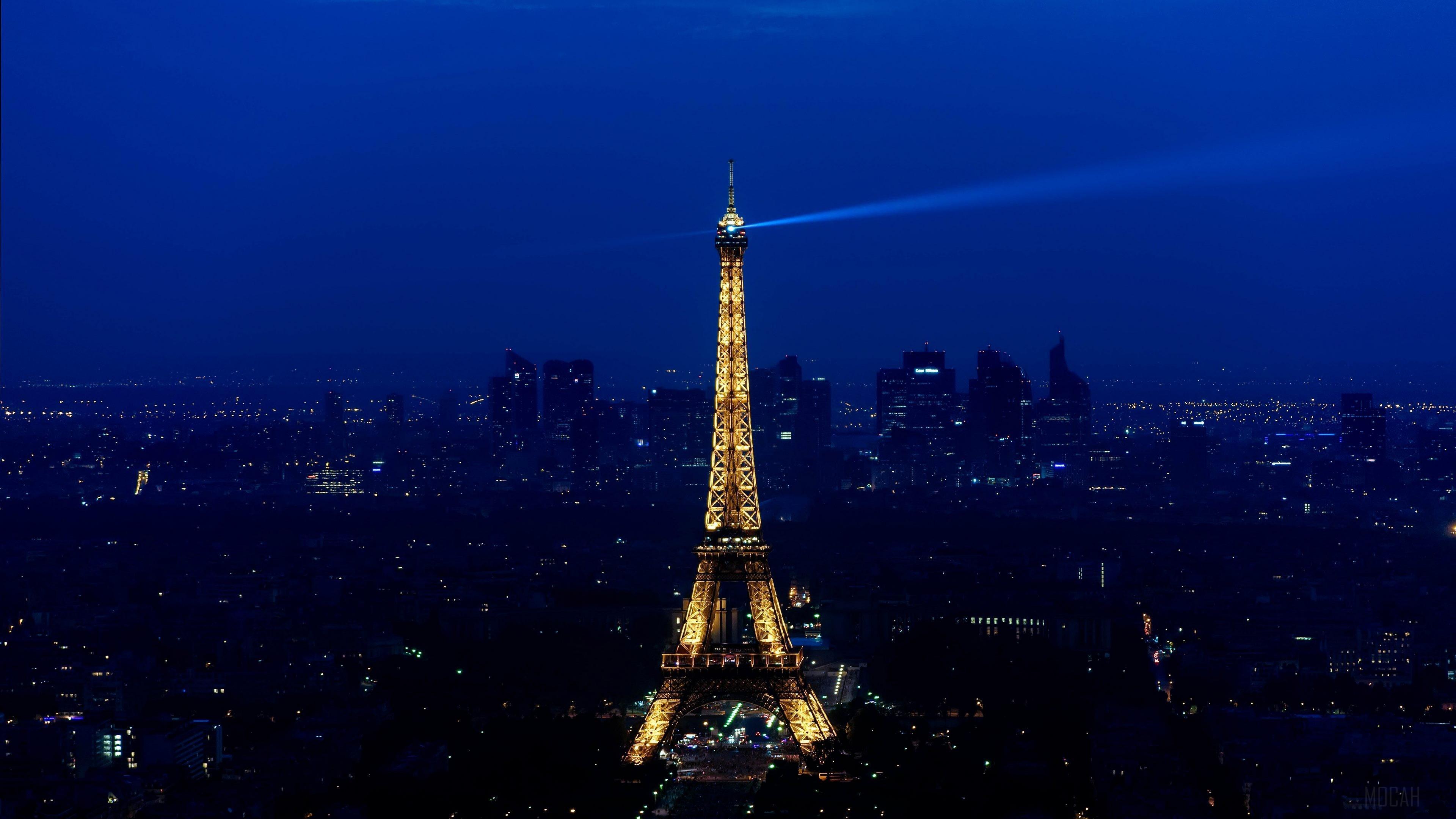 HD wallpaper, France, Cityscape, Blue, Night, Light, Eiffel Tower, City, Paris 4K
